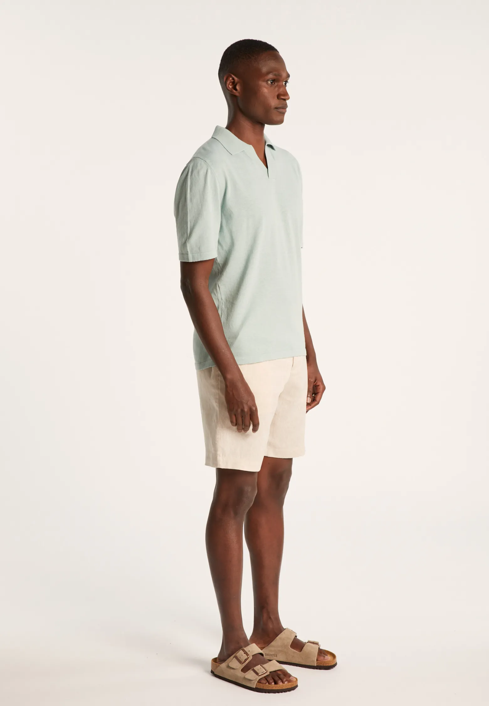 Montagut Cotton linen polo shirt - Iouri
