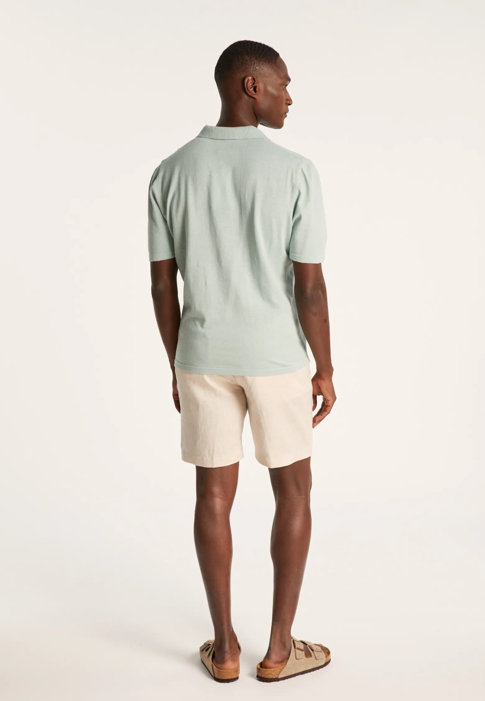 Montagut Cotton linen polo shirt - Iouri