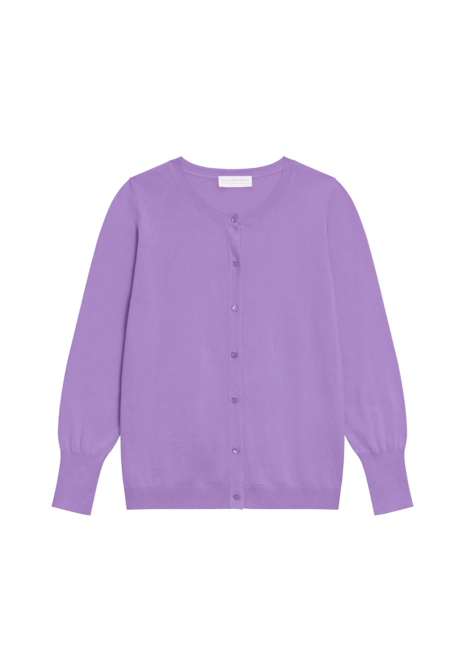 Montagut Cotton round neck cardigan - Manel