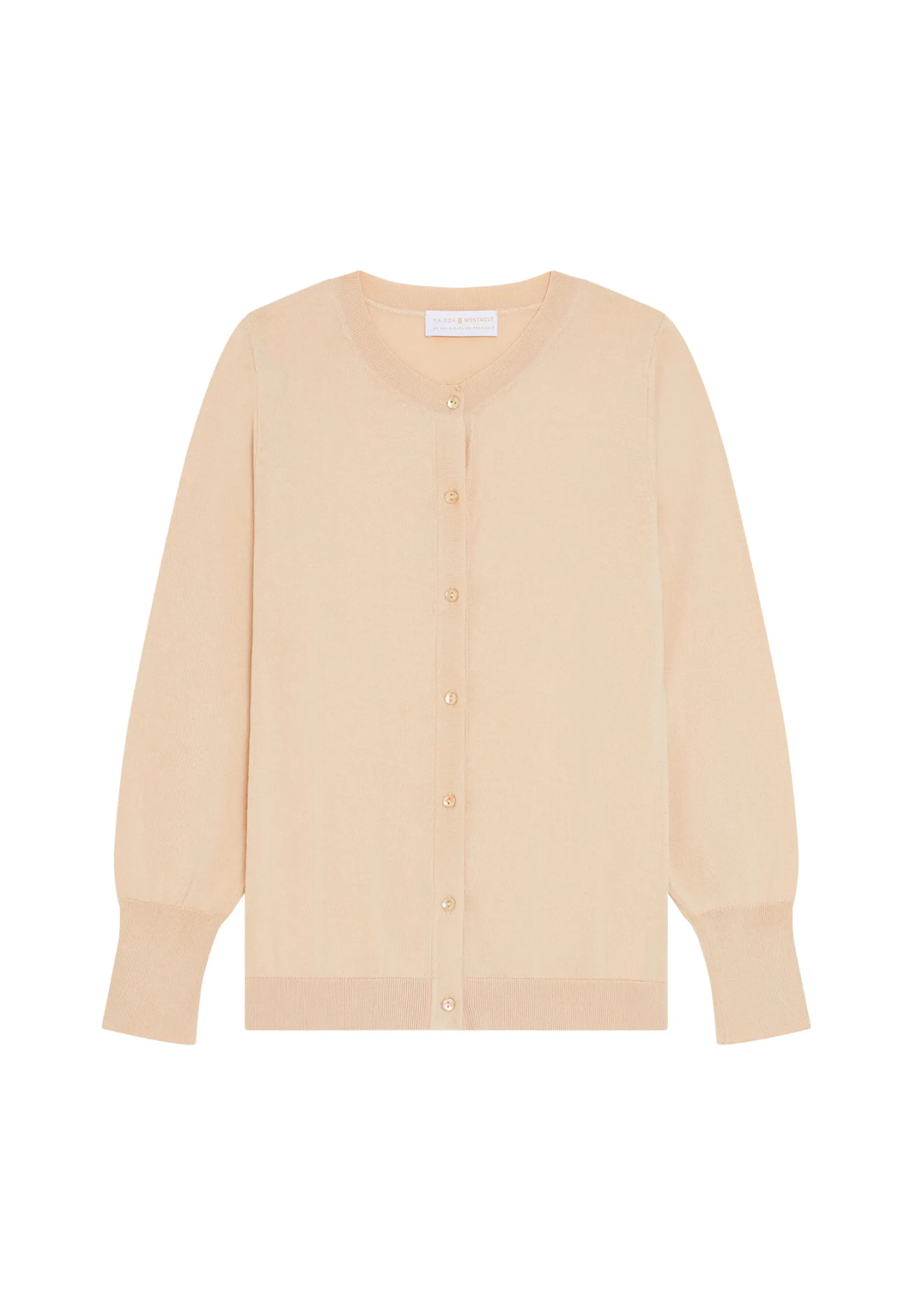 Montagut Cotton round neck cardigan - Manel
