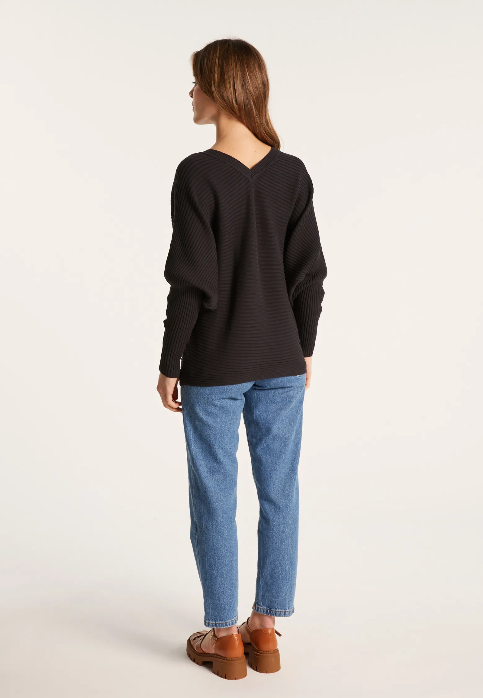 Montagut Cotton sweater with batwing sleeves - Lison