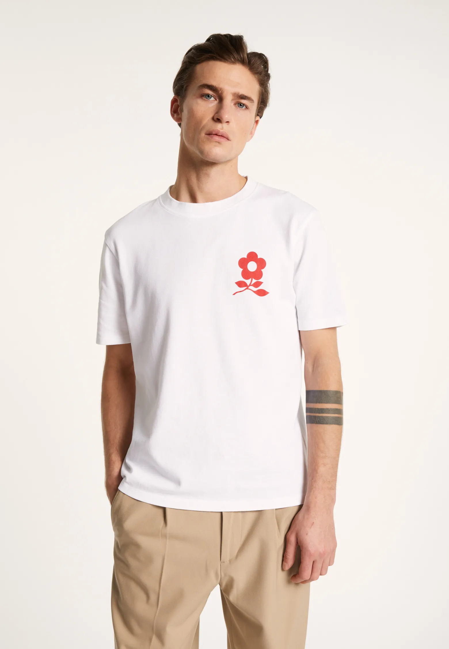 Montagut Cotton T-shirt with logo - Bahut