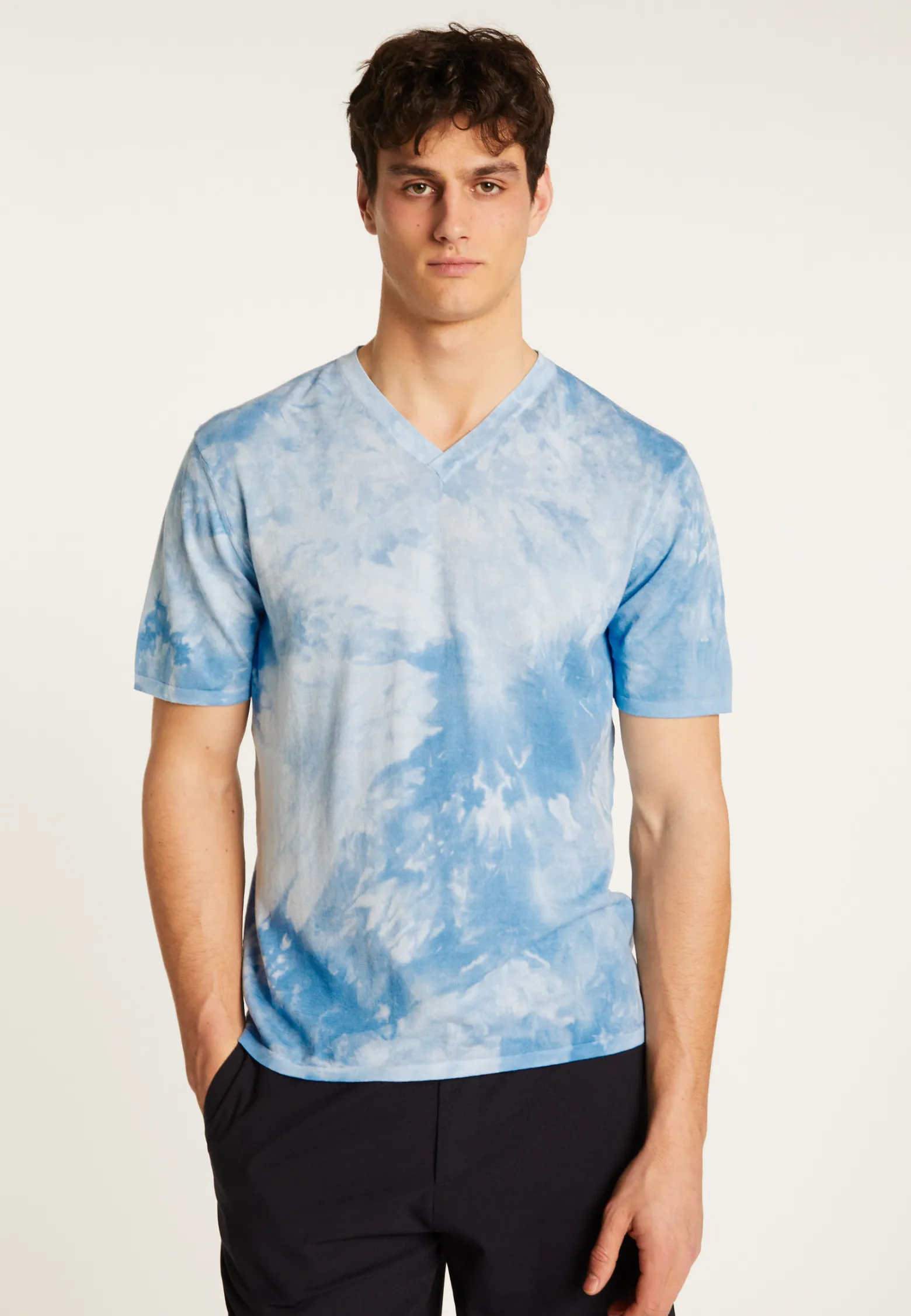 Montagut Cotton V-neck T-shirt - Malo
