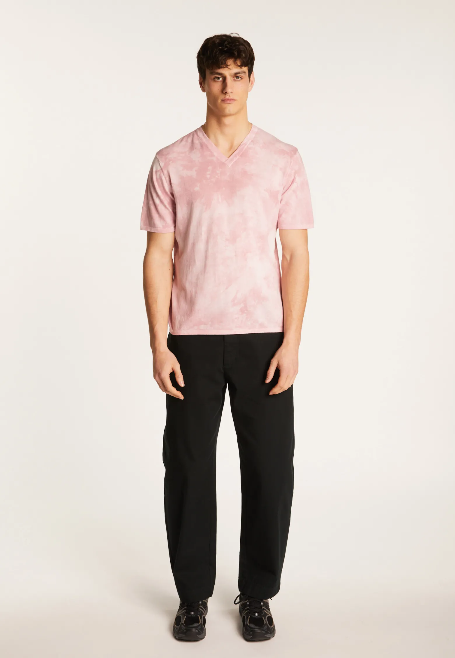 Montagut Cotton V-neck T-shirt - Malo
