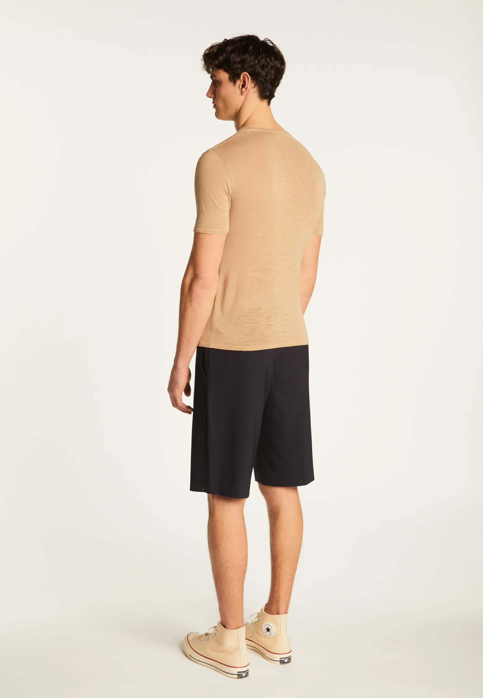 Montagut Cotton V-neck T-shirt - Reuben