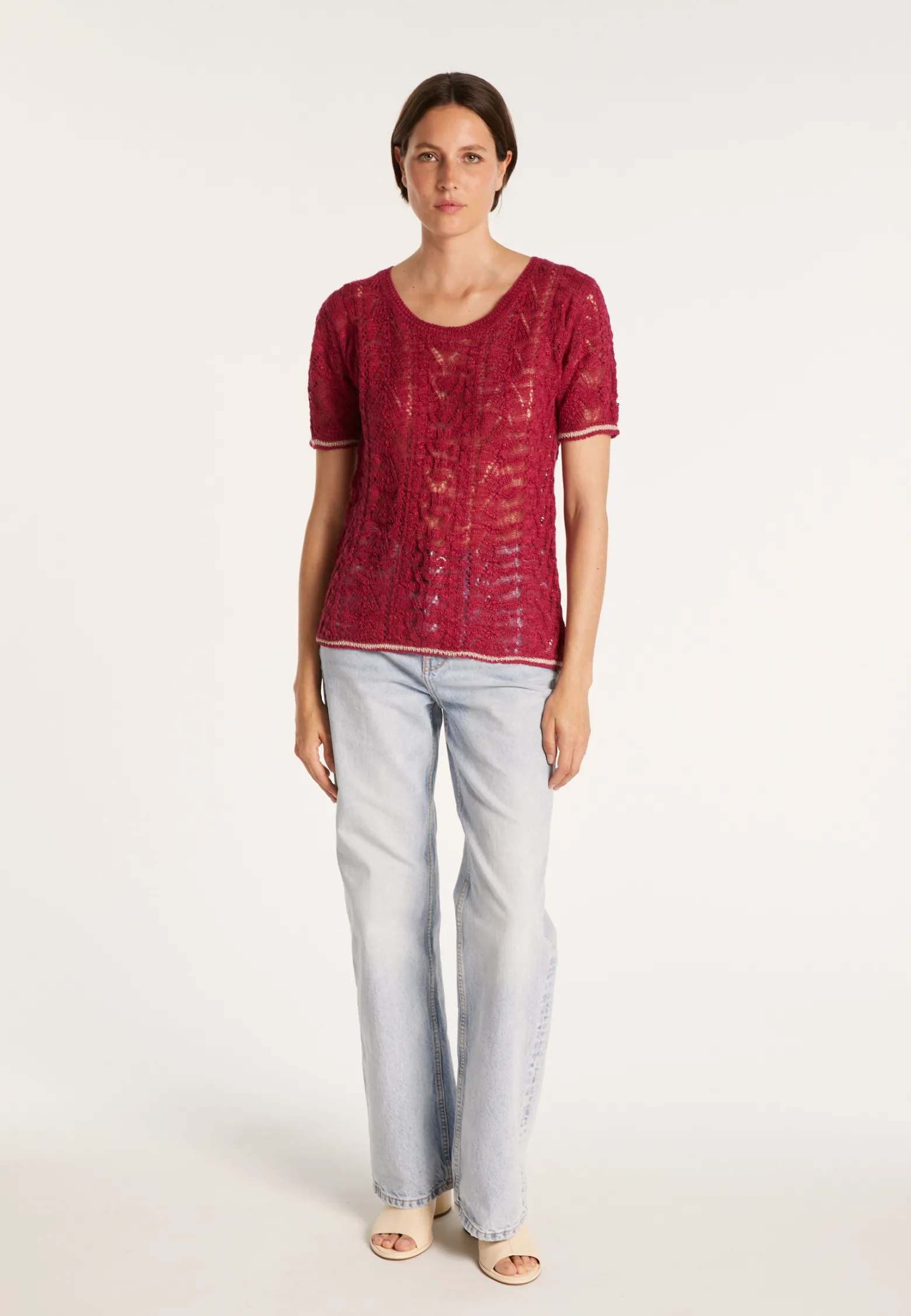 Montagut Crochet knitted T-shirt - Claus