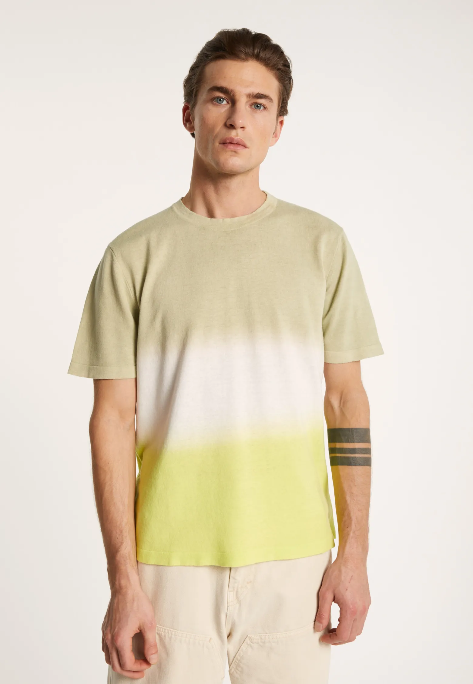 Montagut Dip dye round neck t-shirt - Ivanoe