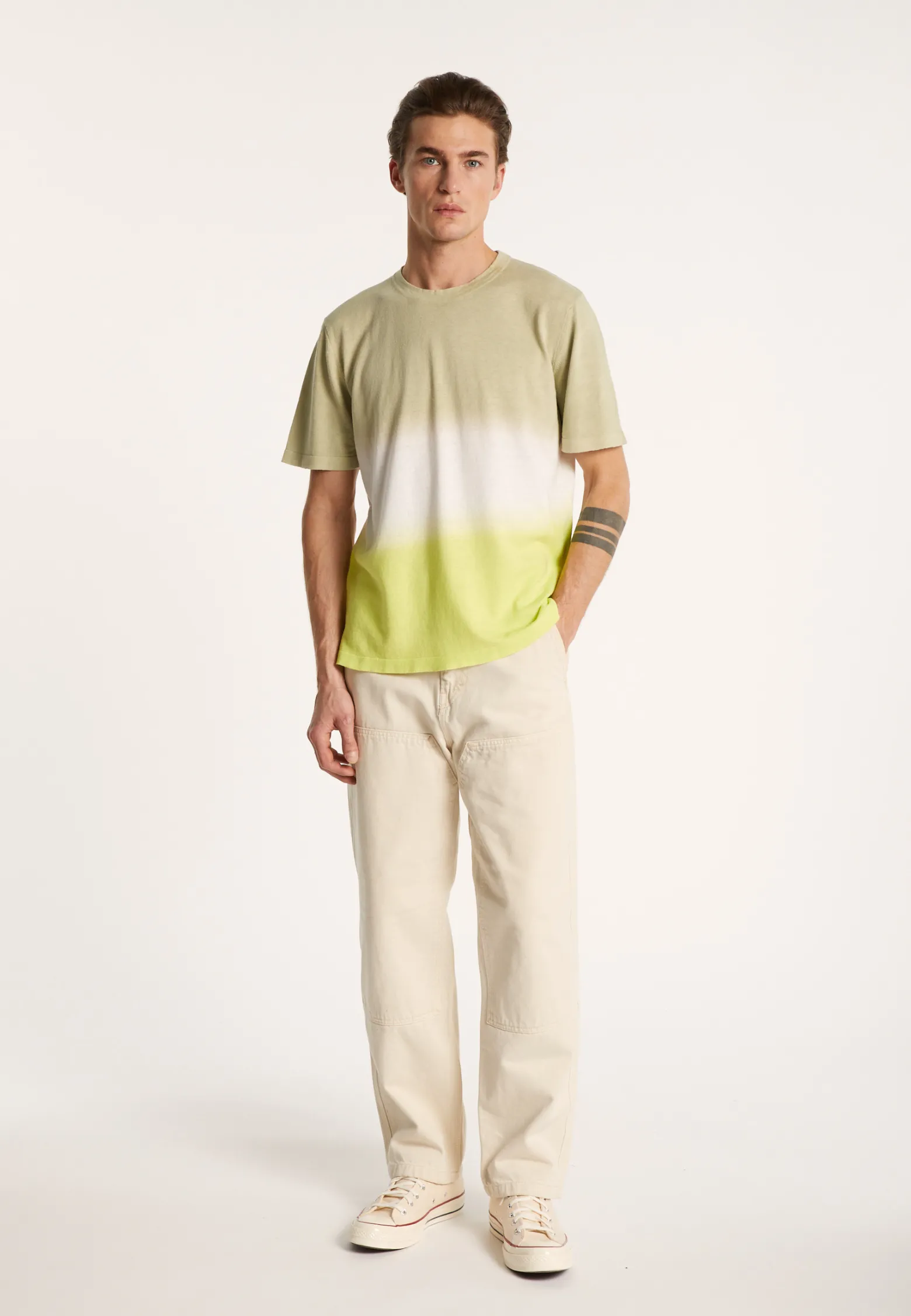 Montagut Dip dye round neck t-shirt - Ivanoe