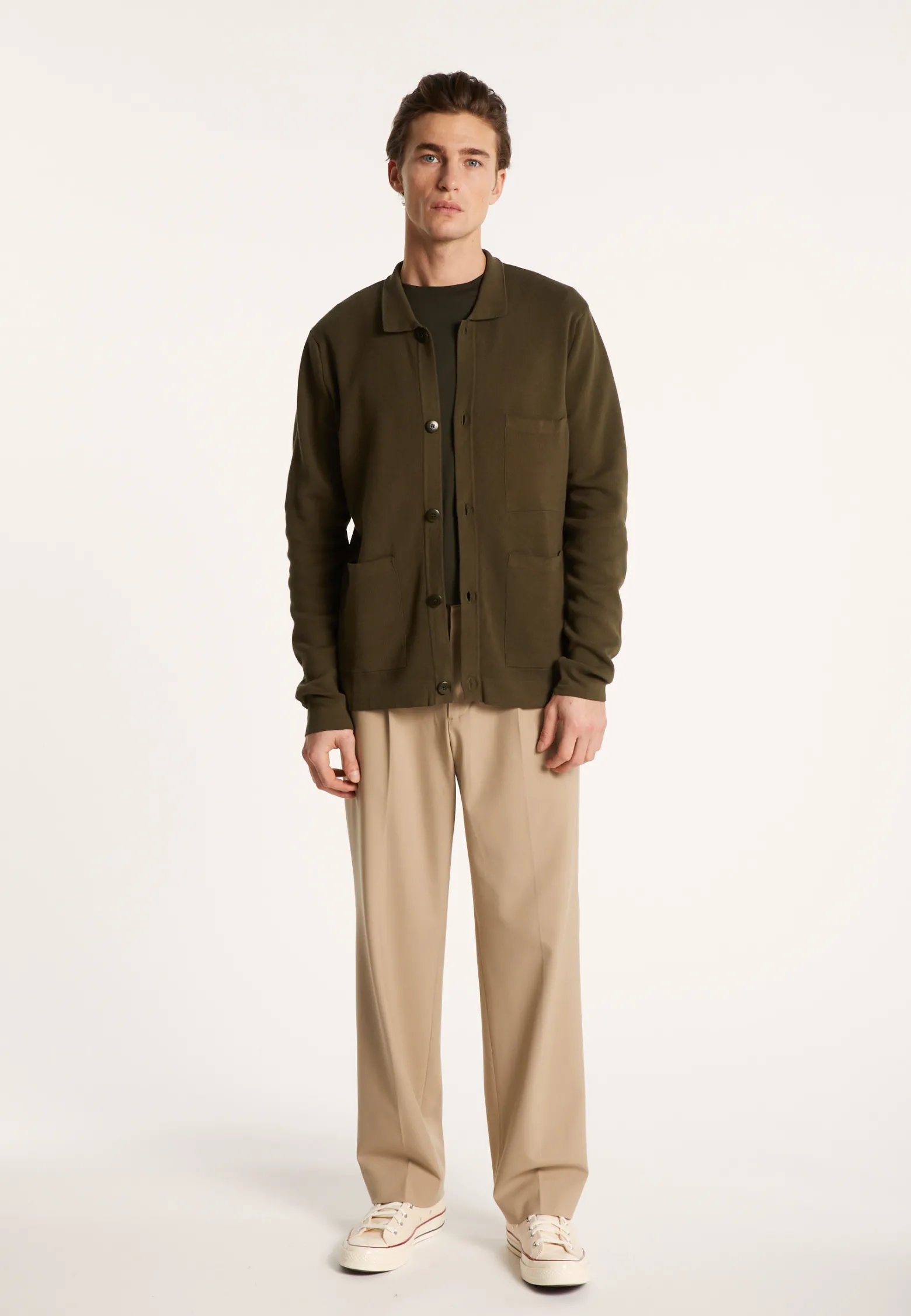 Montagut Dry cotton cardigan with pockets - Balto