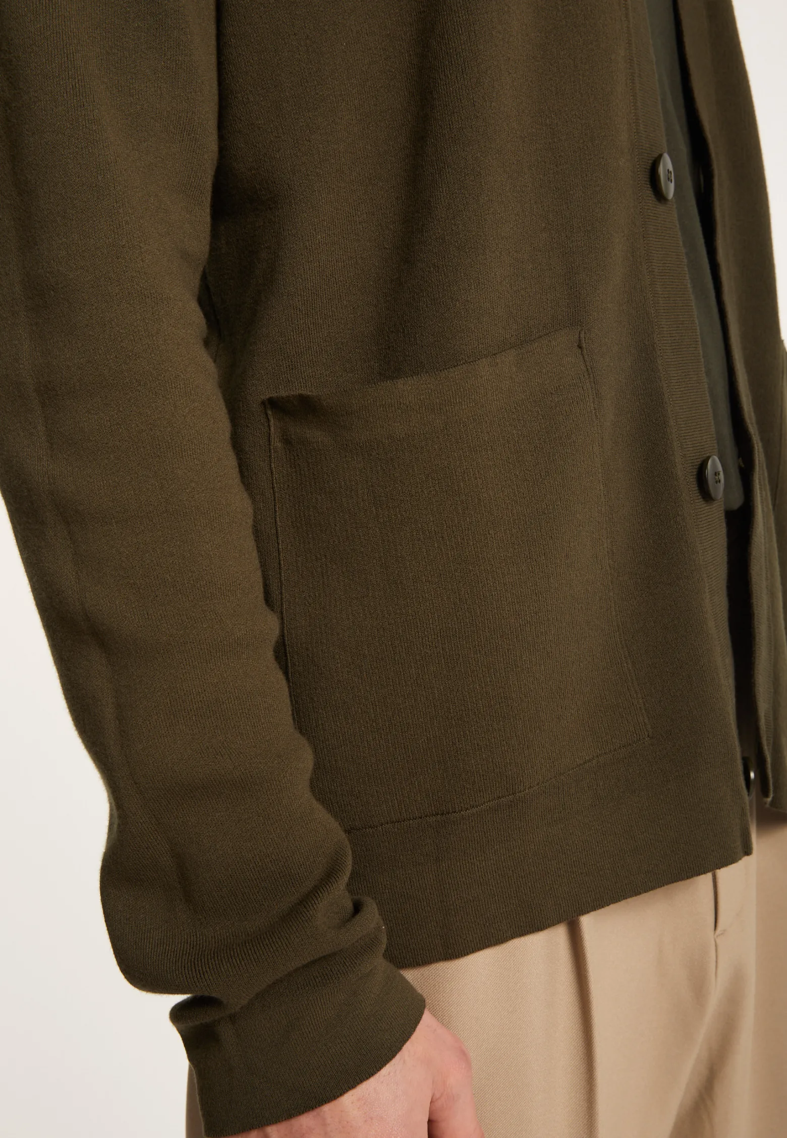 Montagut Dry cotton cardigan with pockets - Balto