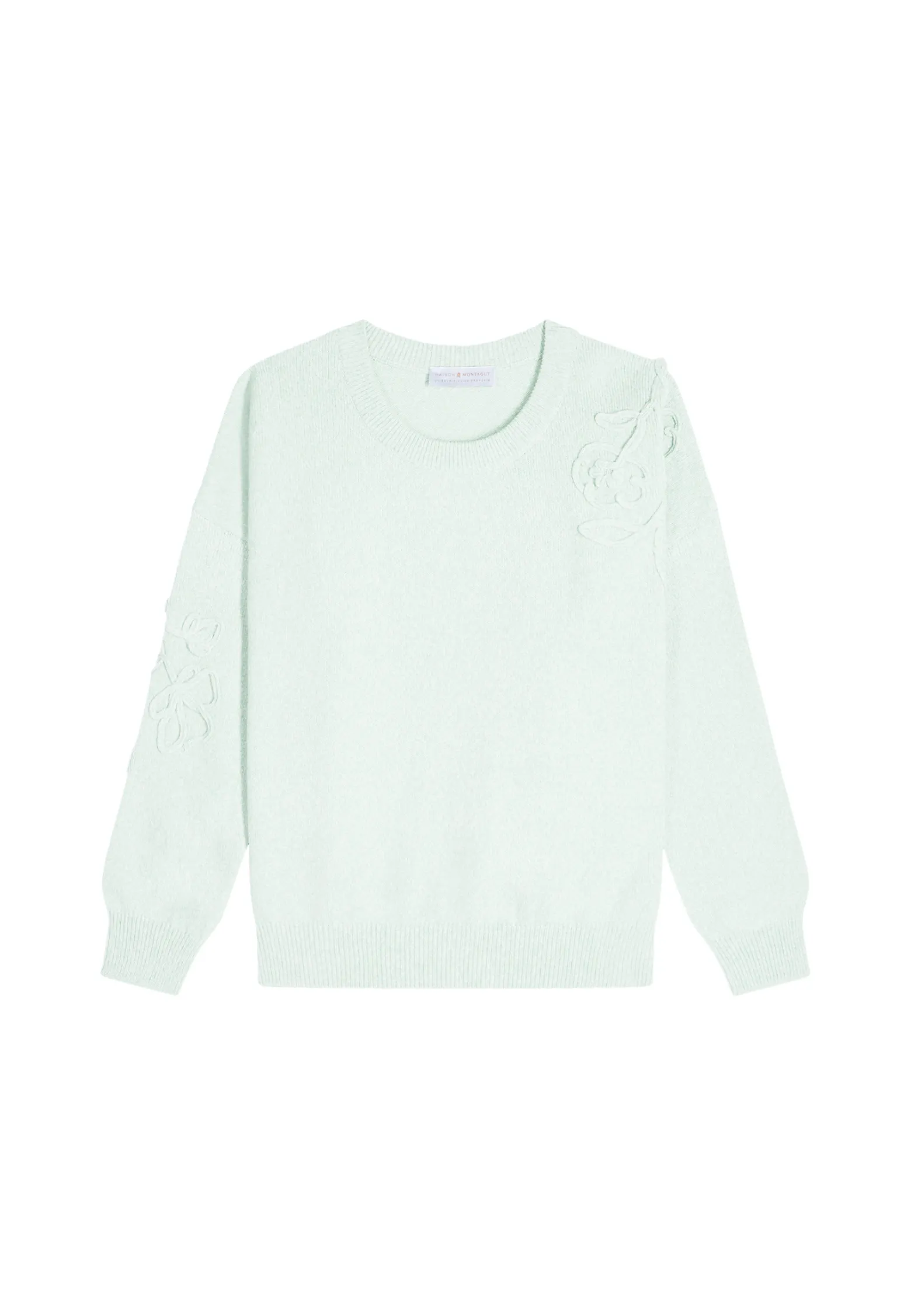 Montagut Embroidery sweater in wool and cashmere - Rachel