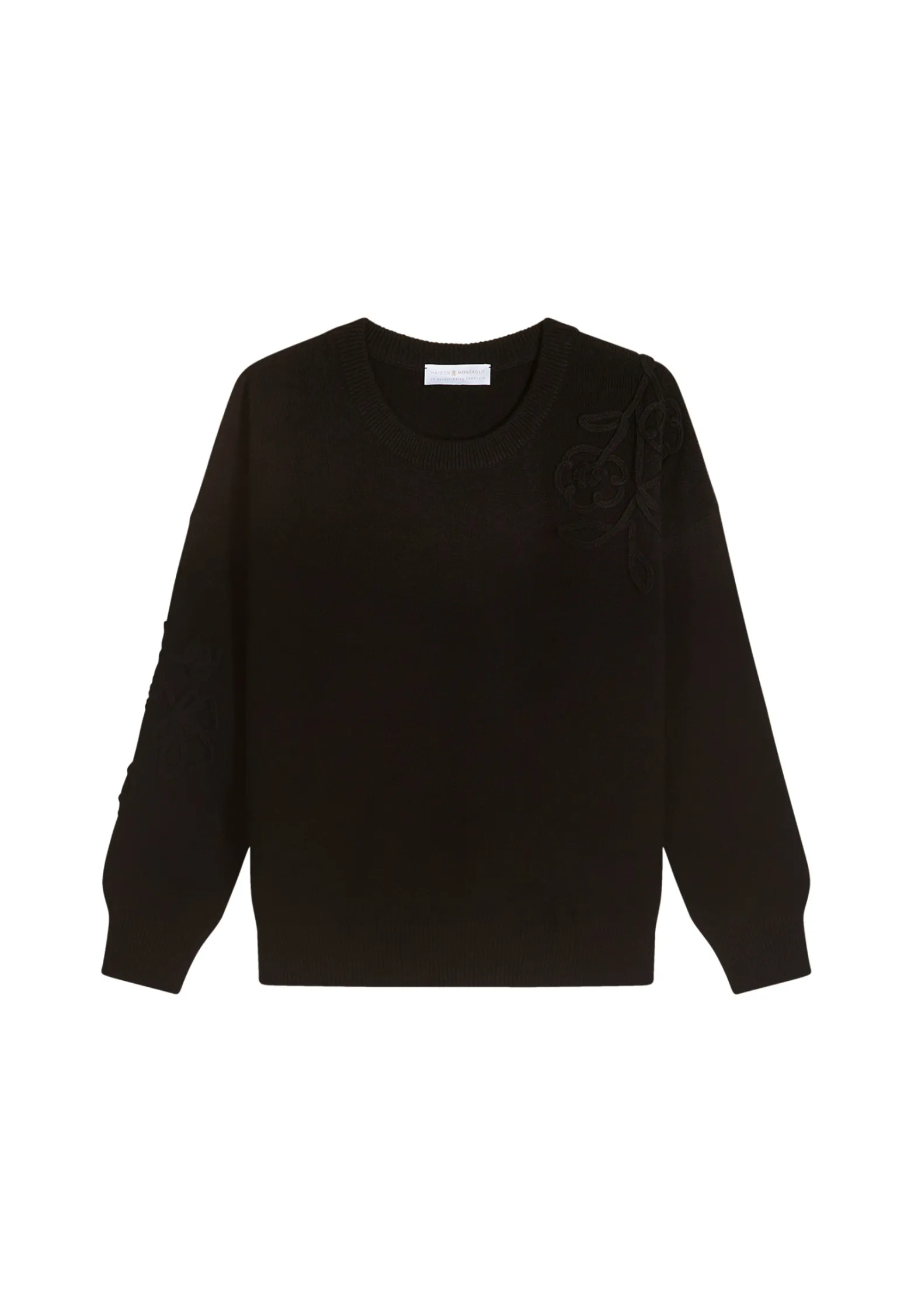 Montagut Embroidery sweater in wool and cashmere - Rachel