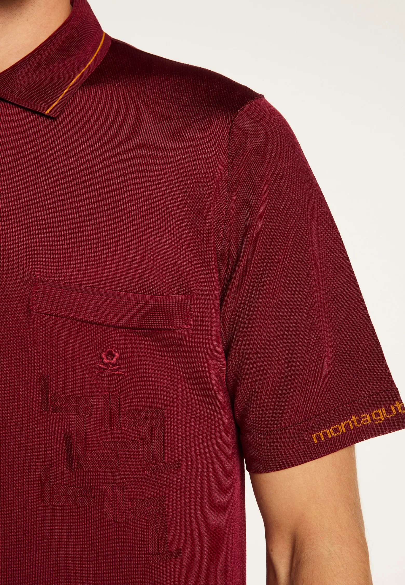 Montagut Fil Lumière patterned polo shirt - Stenley