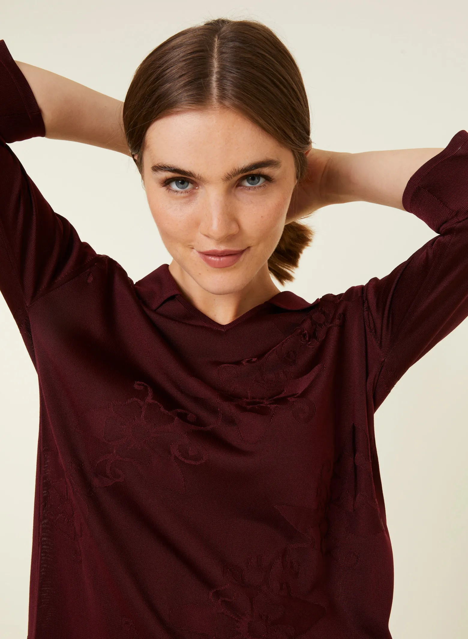 Montagut Fil Lumière polo shirt with elbow patches - Emy
