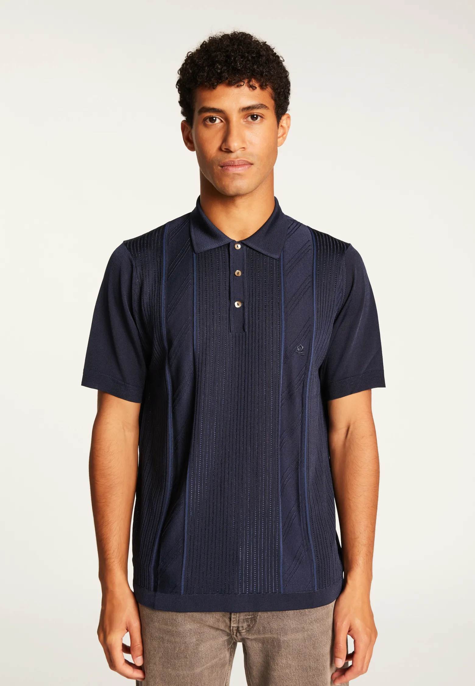 Montagut Fil Lumière striped polo shirt - Alvare