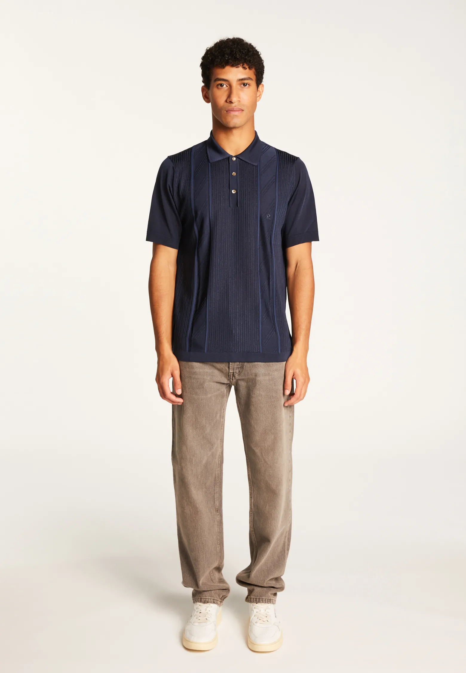 Montagut Fil Lumière striped polo shirt - Alvare