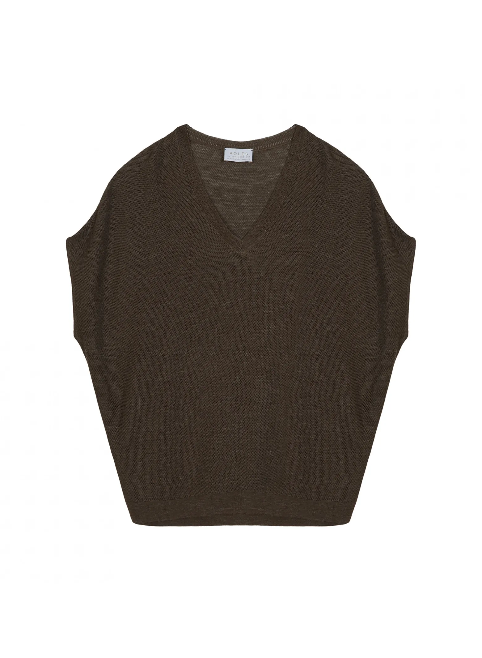 Montagut Flamed linen batwing T-shirt - Tarra