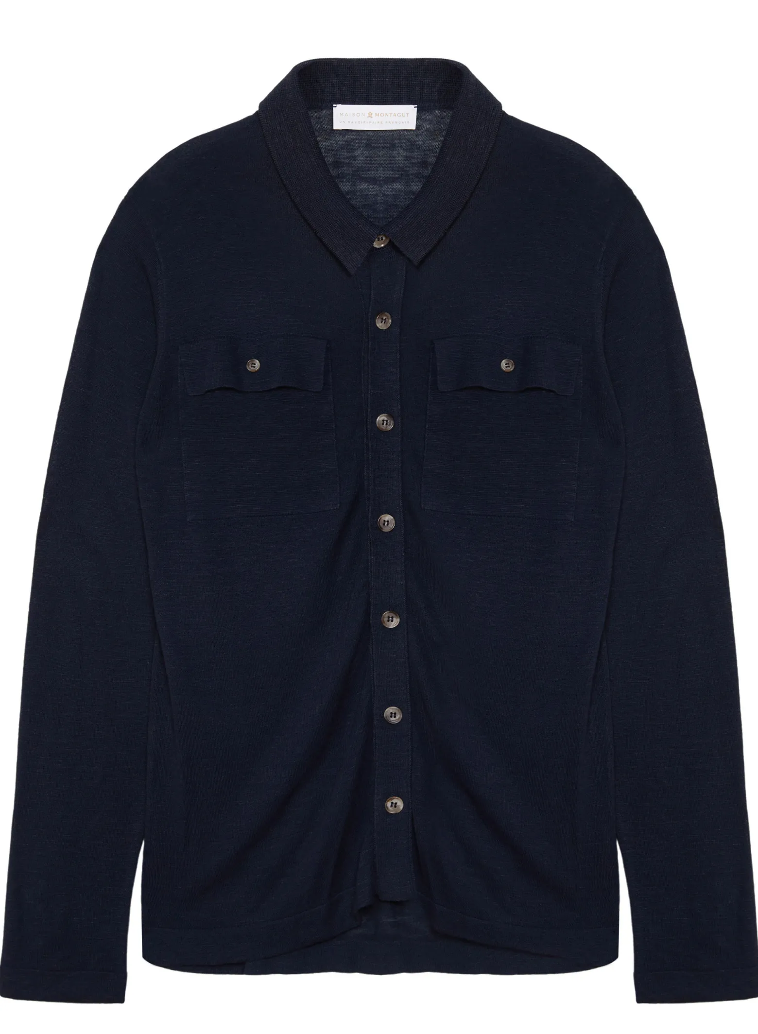 Montagut Flamed linen button-down shirt - Randy