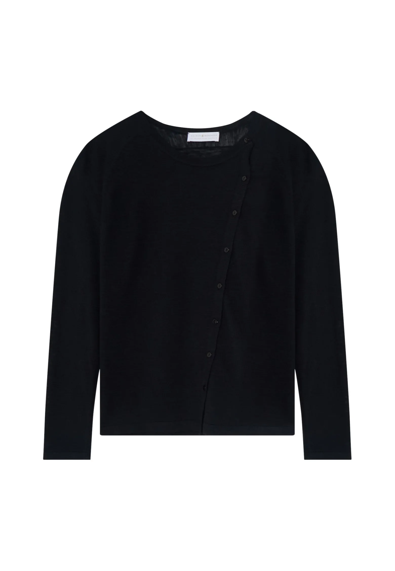 Montagut Flamed linen buttoned cardigan - Mado