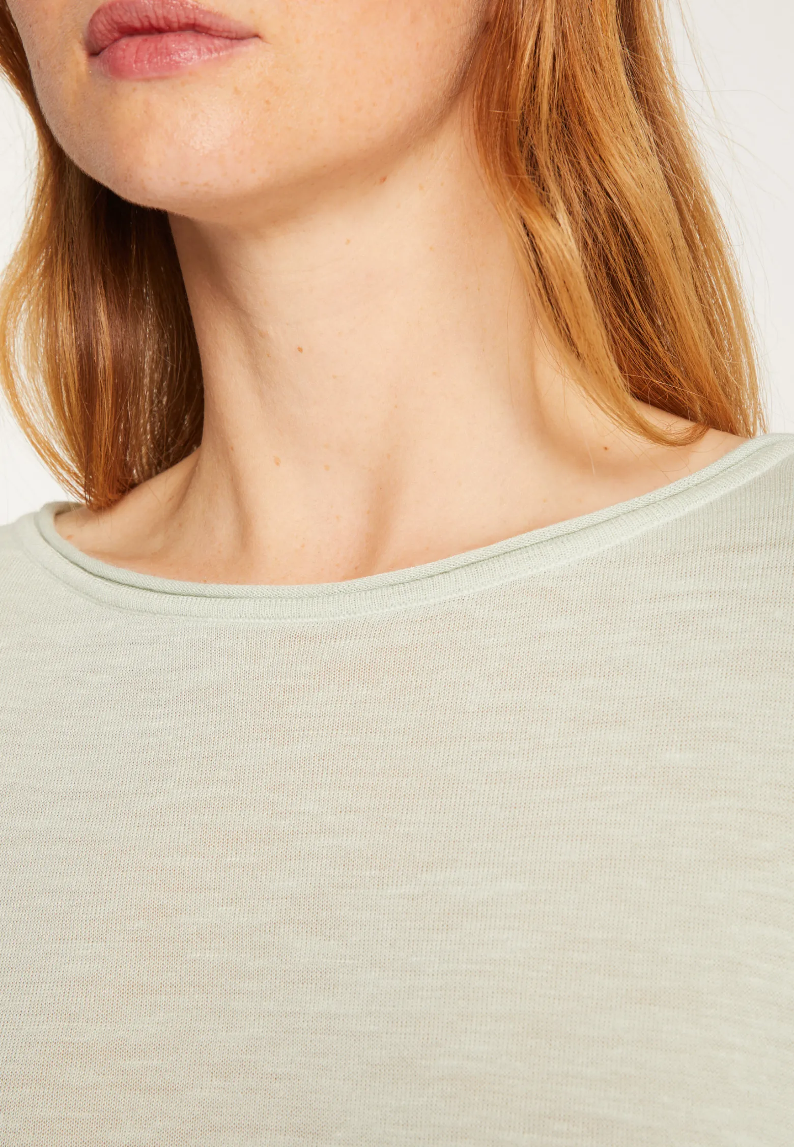 Montagut Flamed linen full sleeve elbow t-shirt - Taslim