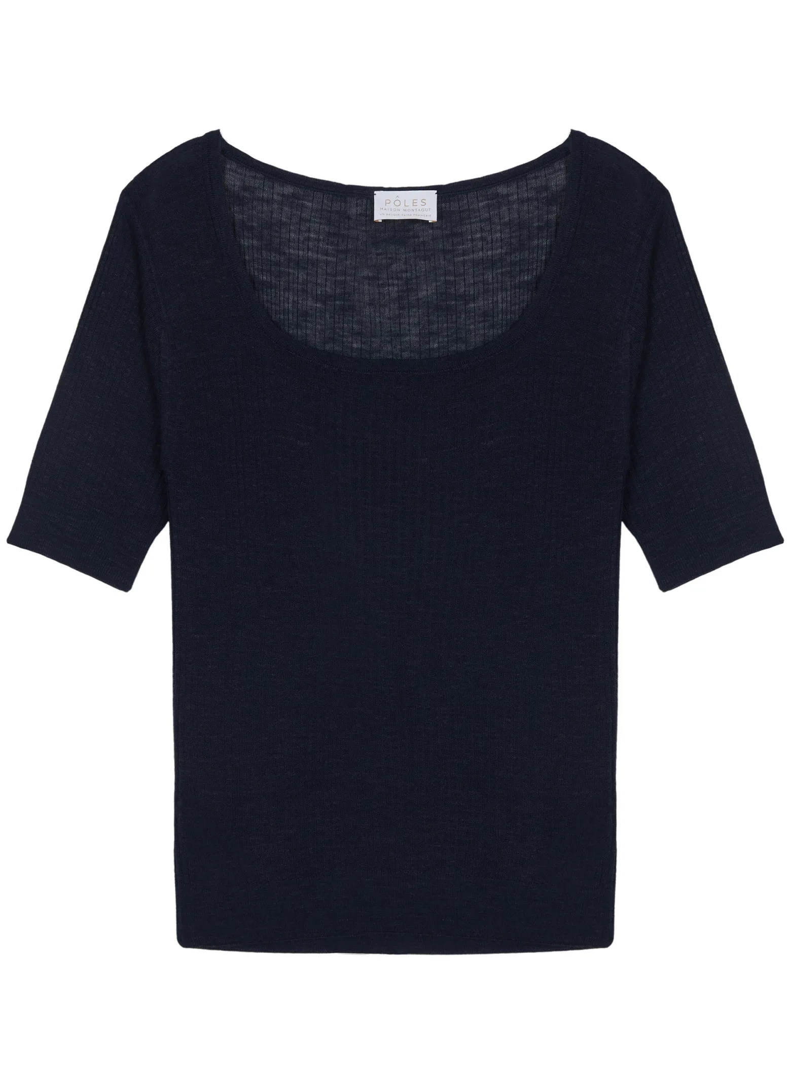 Montagut Flamed linen ribbed T-shirt - Tahissa