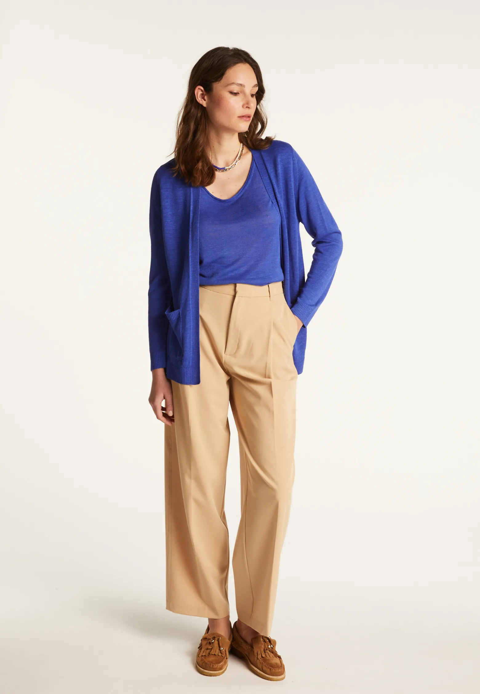 Montagut Flamed linen vest - Naelle