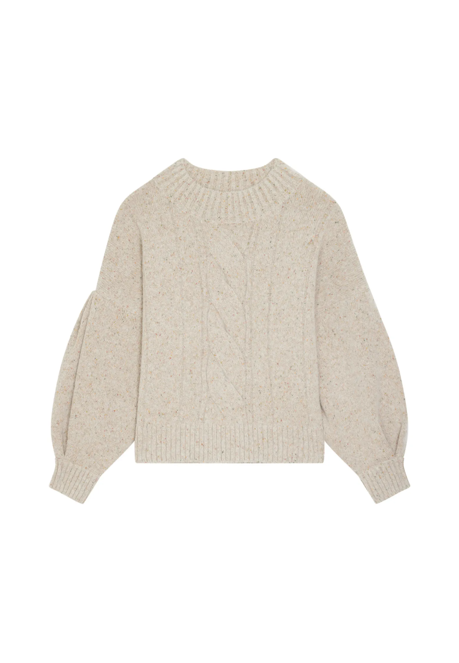 Montagut Flecked wool-blend crew-neck sweater - Laetitia