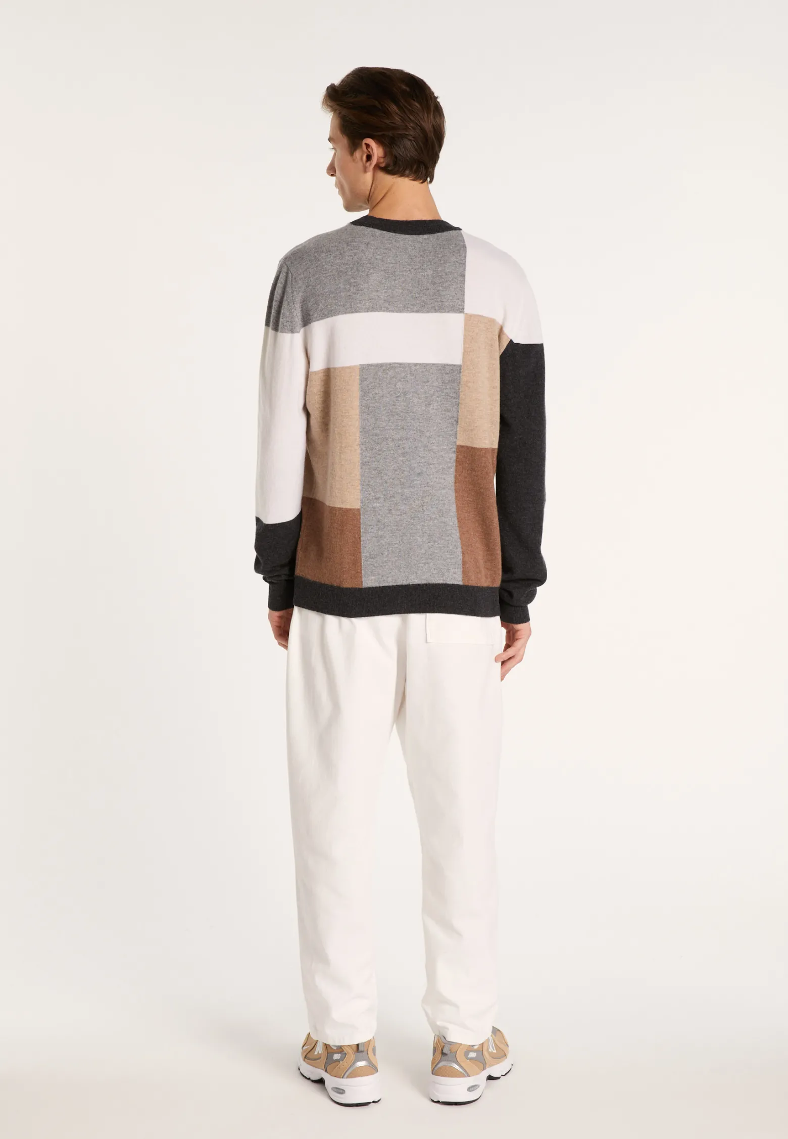 Montagut Geometric cashmere sweater - Lima