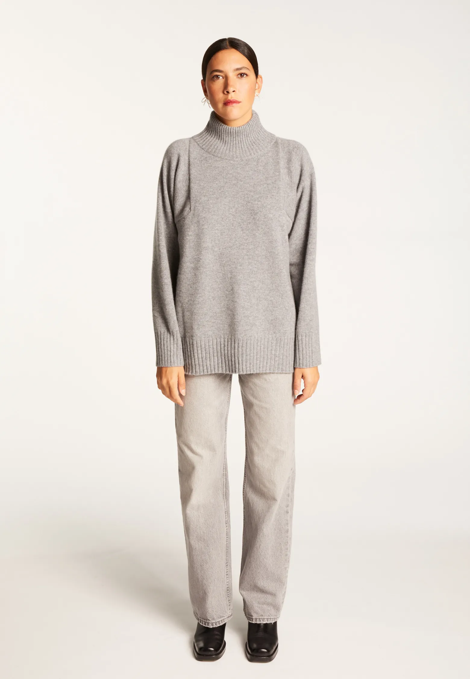 Montagut High neck cashmere sweater - Roxane