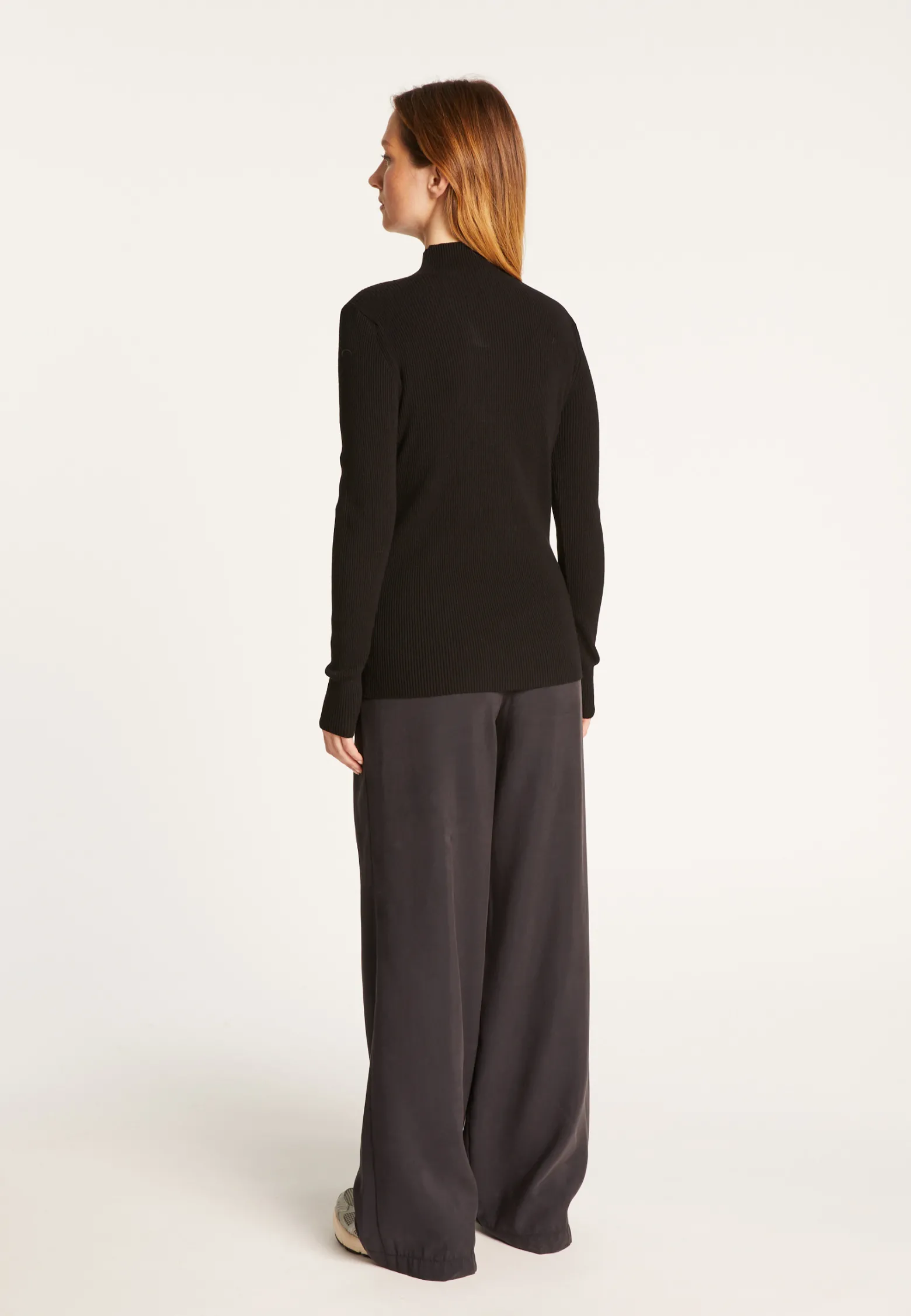 Montagut High neck sweater in wool blend - Reagan