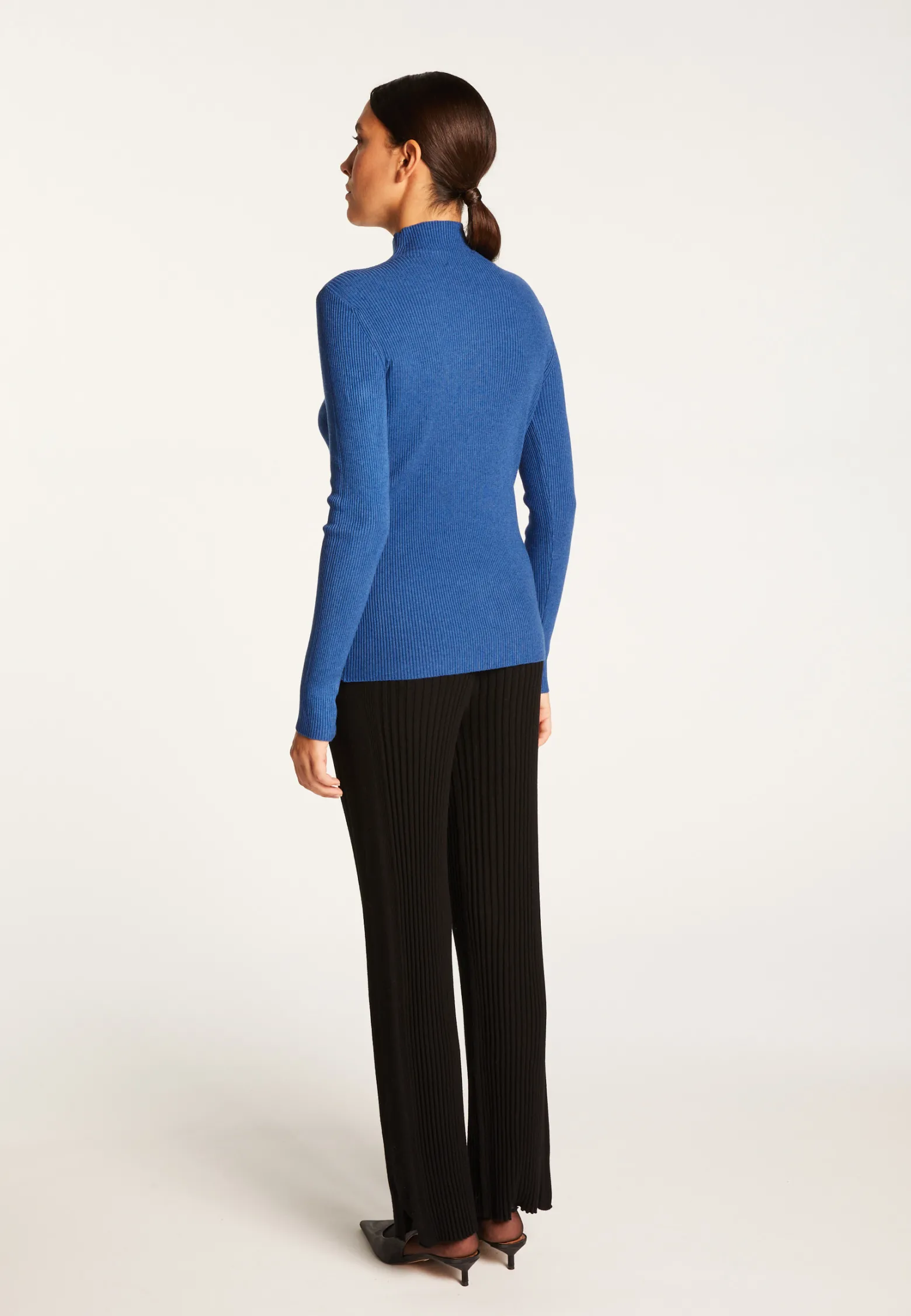 Montagut High neck sweater in wool blend - Reagan
