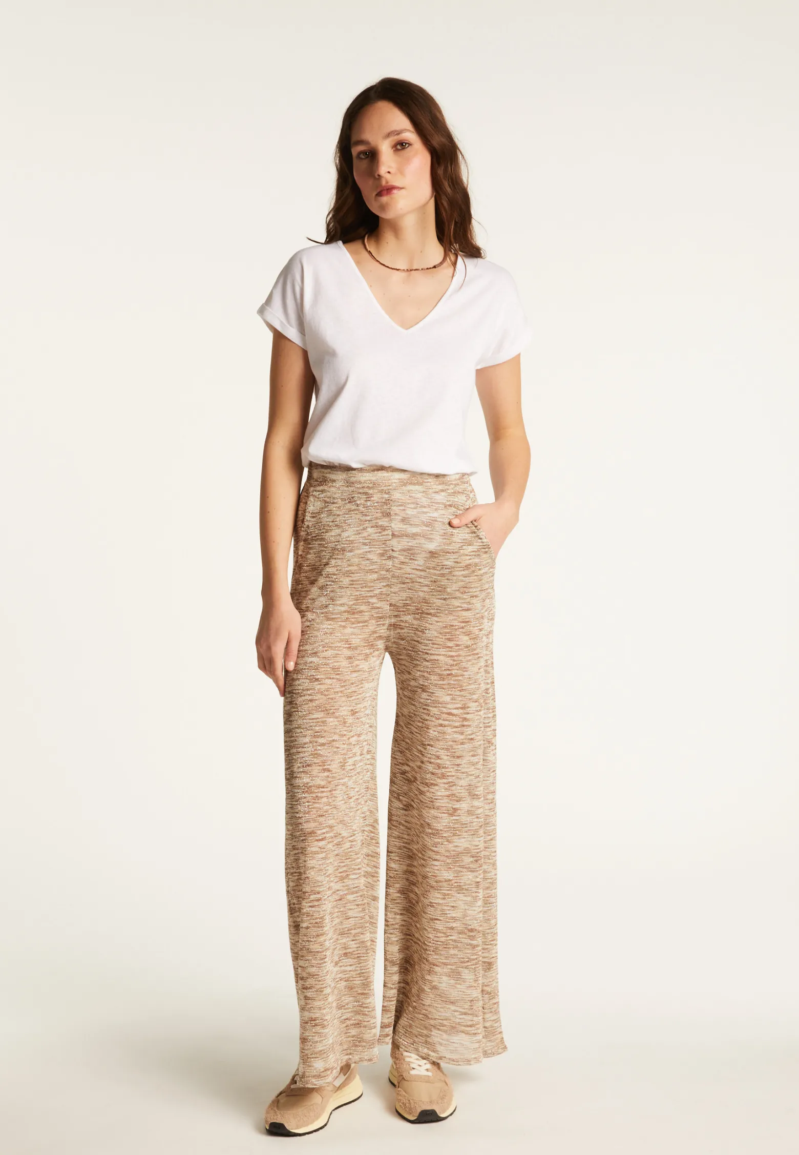 Montagut Iridescent wide leg pants - Dixie