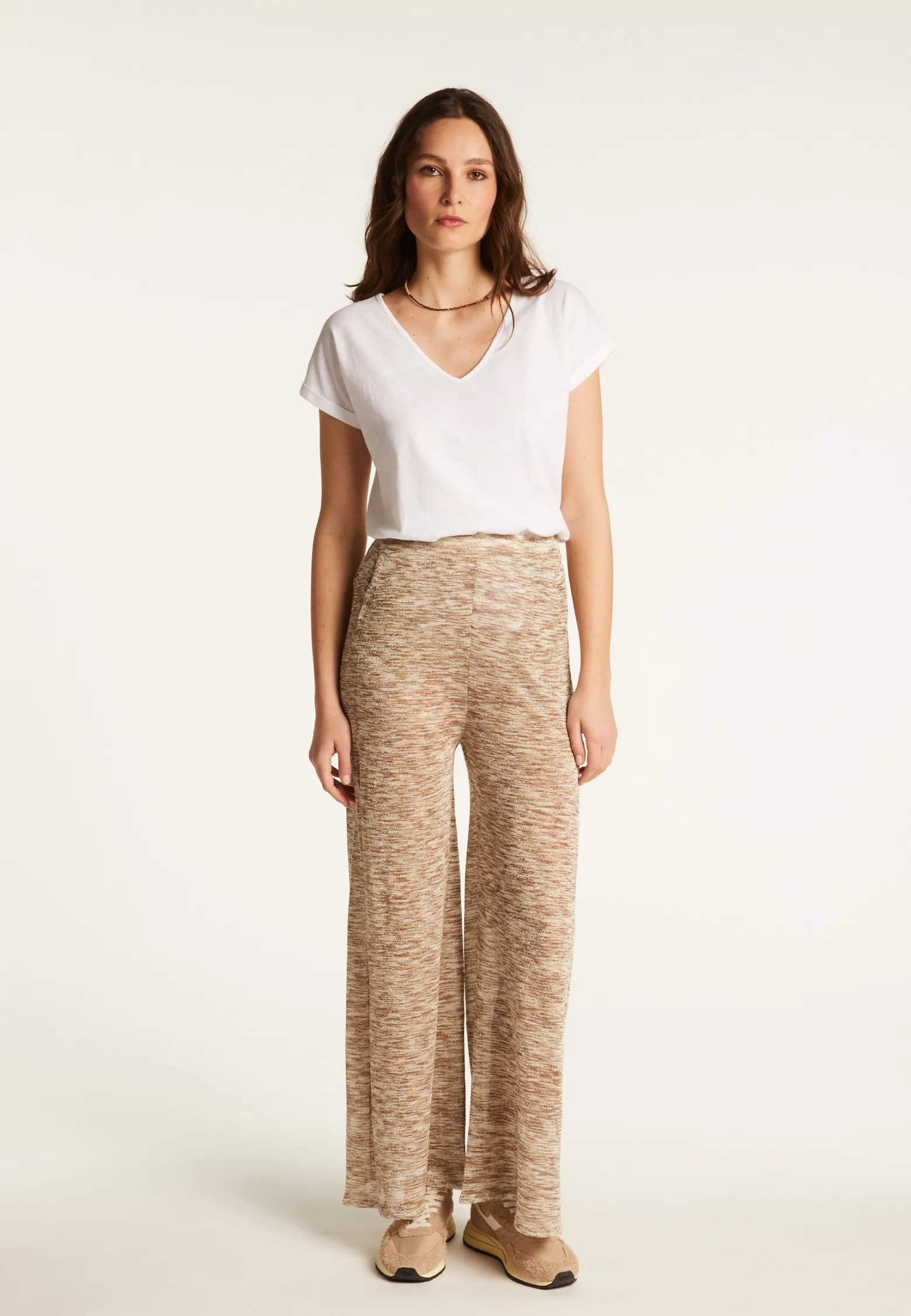 Montagut Iridescent wide leg pants - Dixie