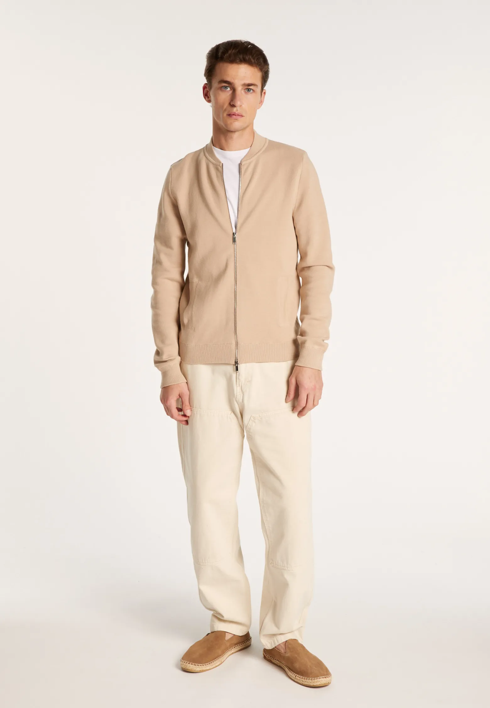 Montagut Jacket with pockets in organic cotton - Richelieu
