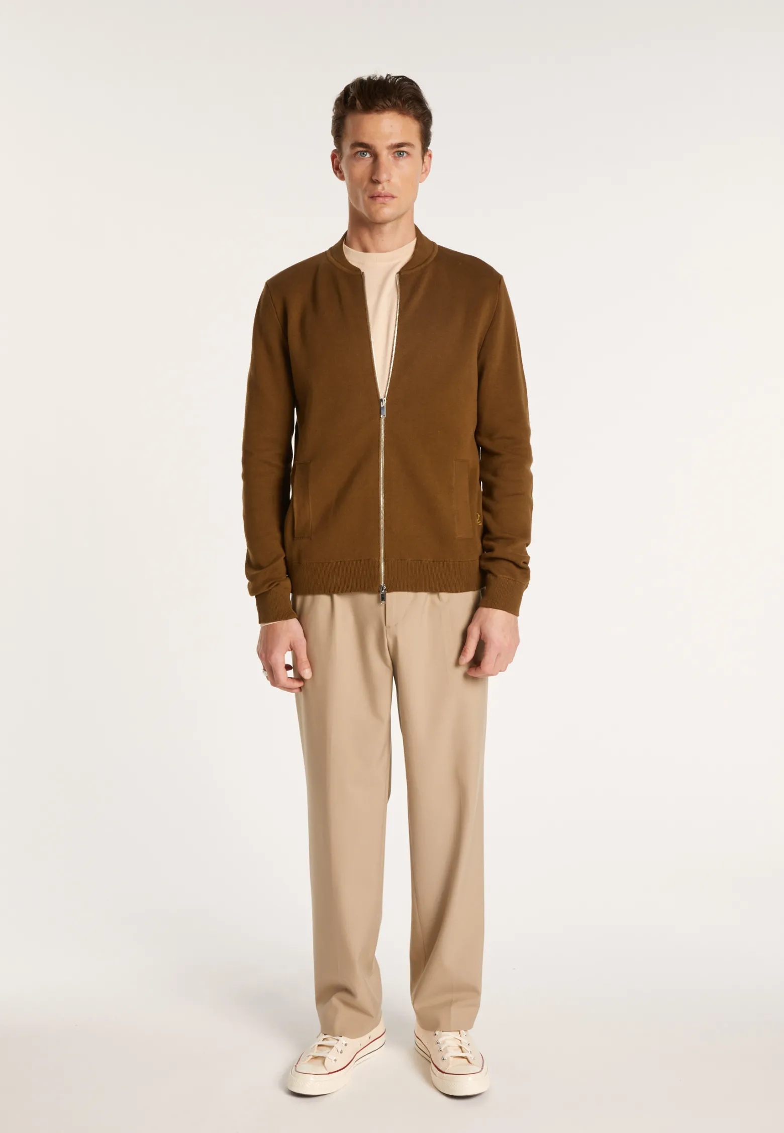 Montagut Jacket with pockets in organic cotton - Richelieu