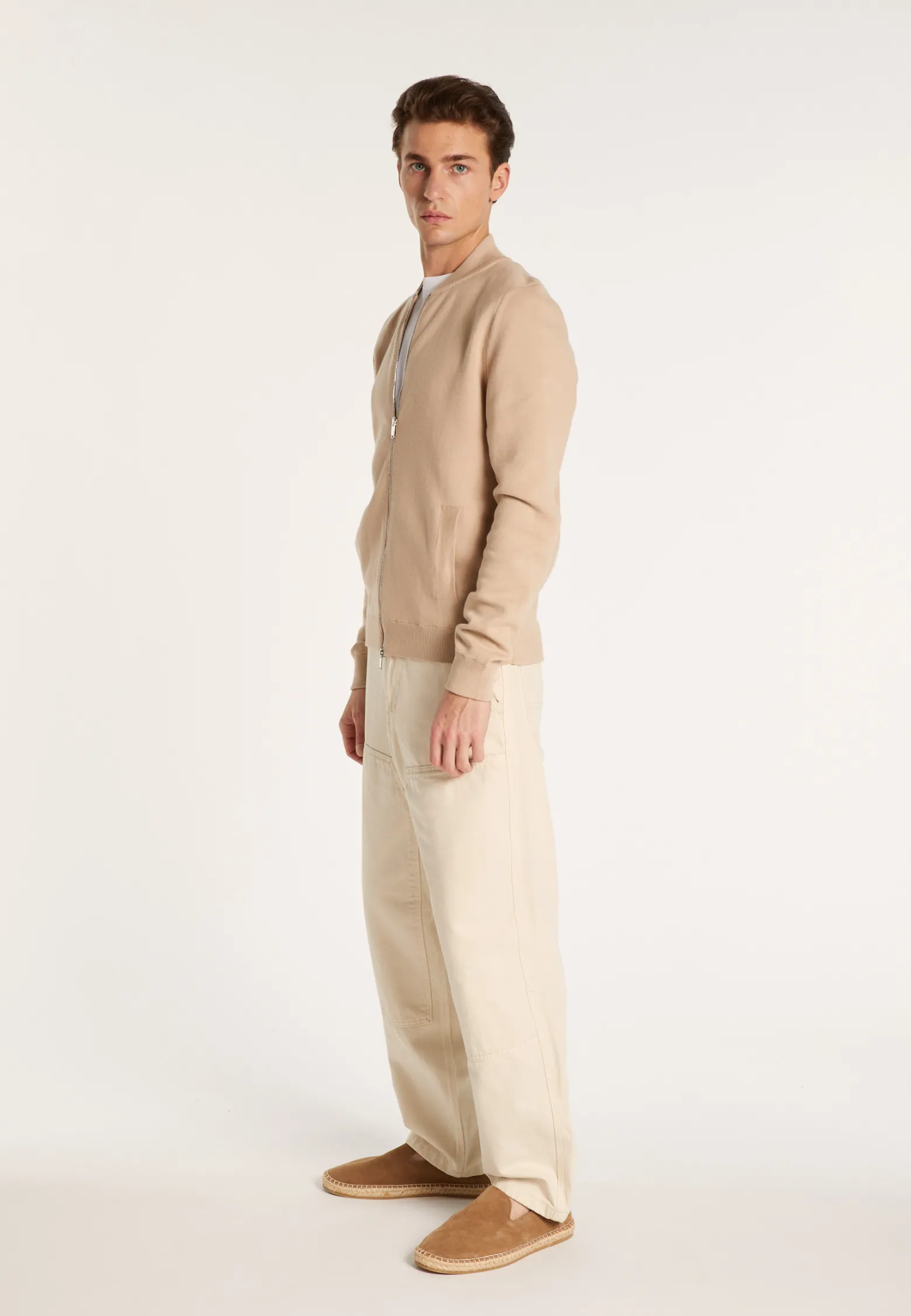 Montagut Jacket with pockets in organic cotton - Richelieu