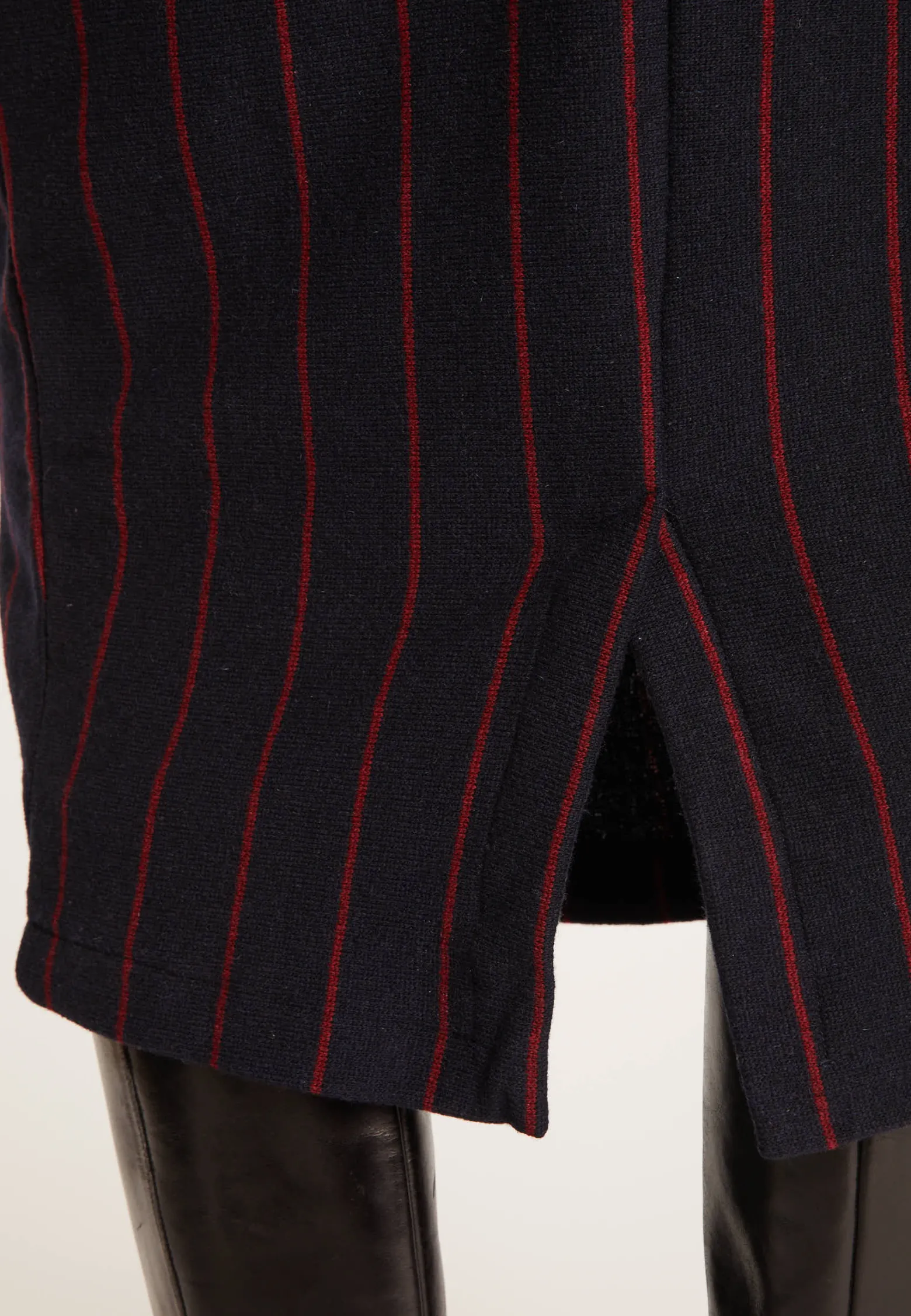 Montagut Knit dress with tennis stripes - Edelweiss