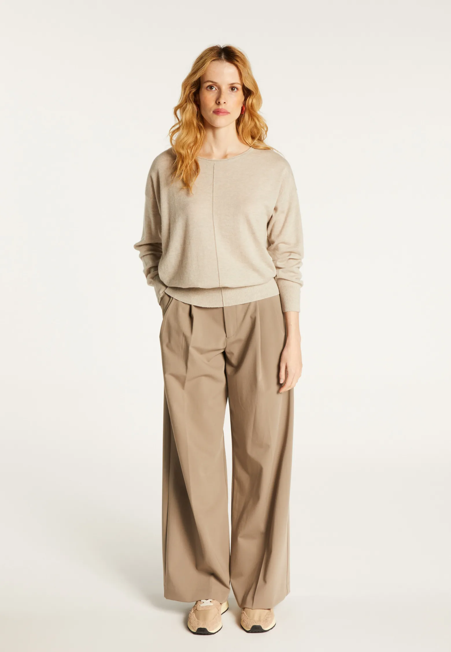 Montagut Light cashmere round neck sweater - Soraya