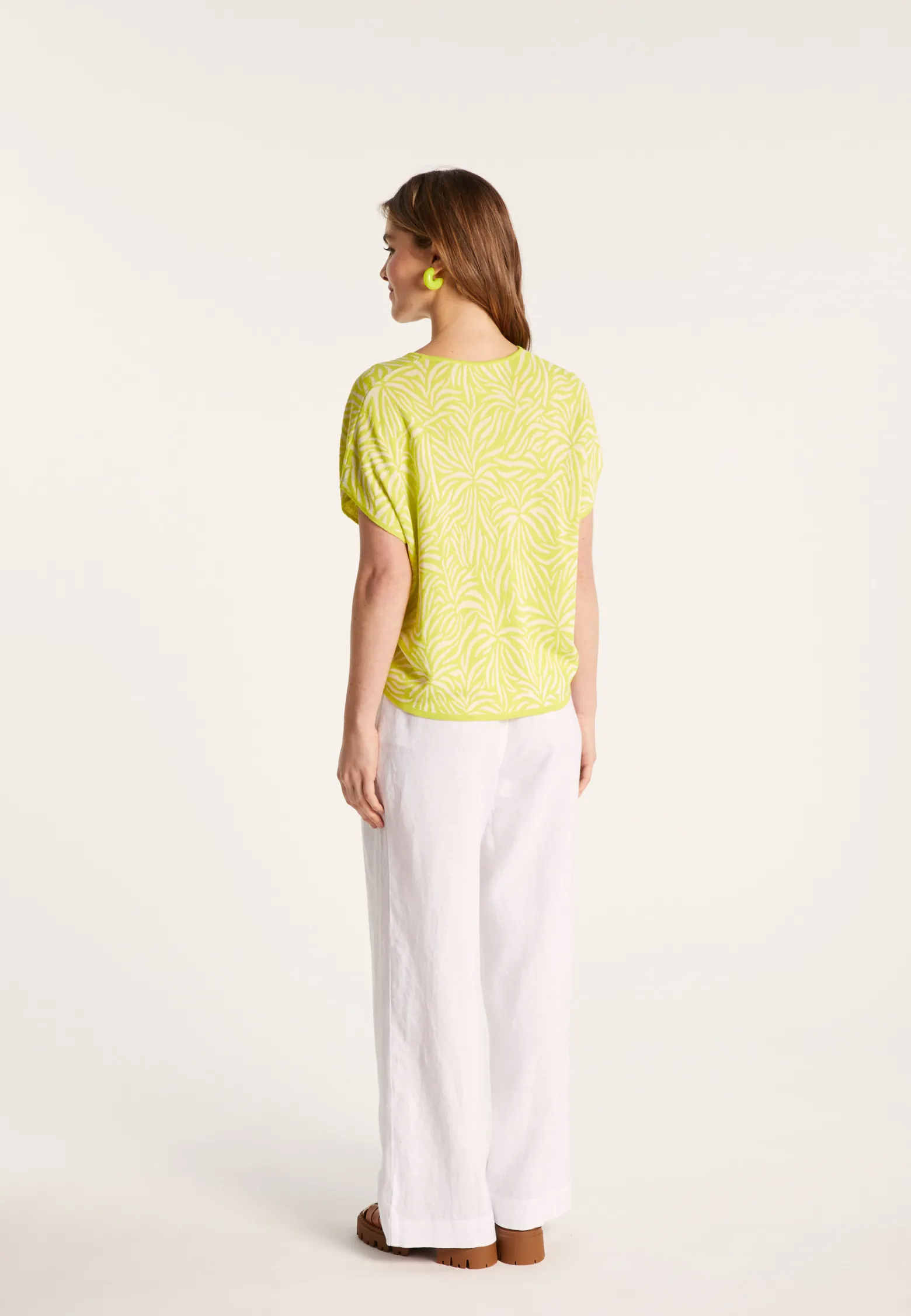 Montagut Light slub linen t-shirt - Leona
