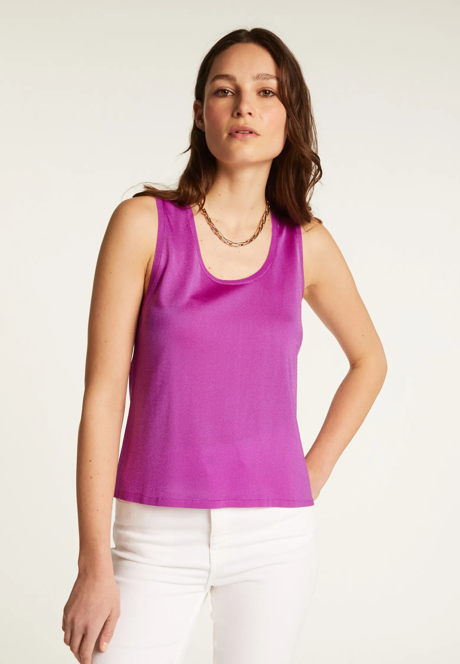 Montagut Light Thread Tank Top - Devon