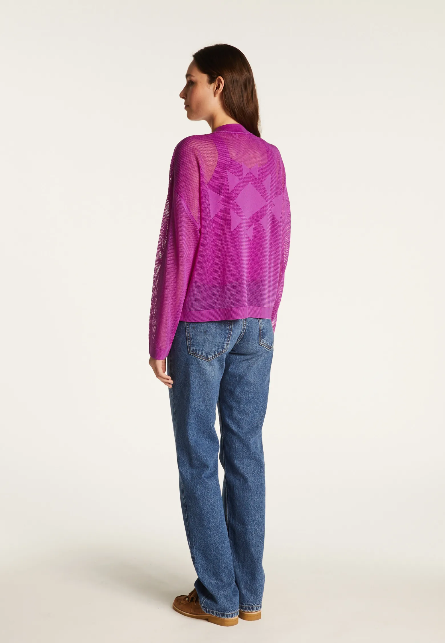 Montagut Light thread zipped sweater - Denyze