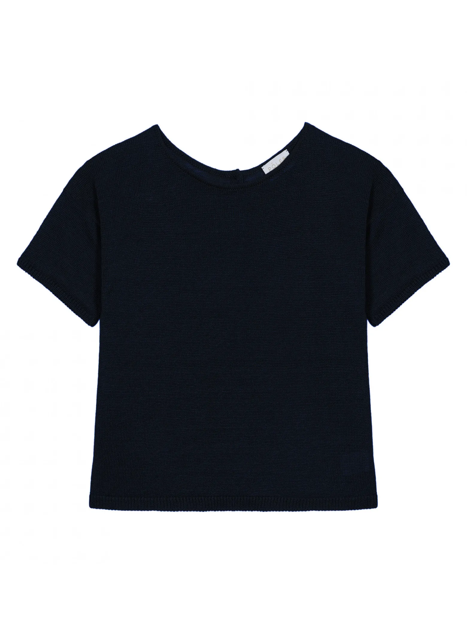 Montagut Linen Button Back T-Shirt - Tilla