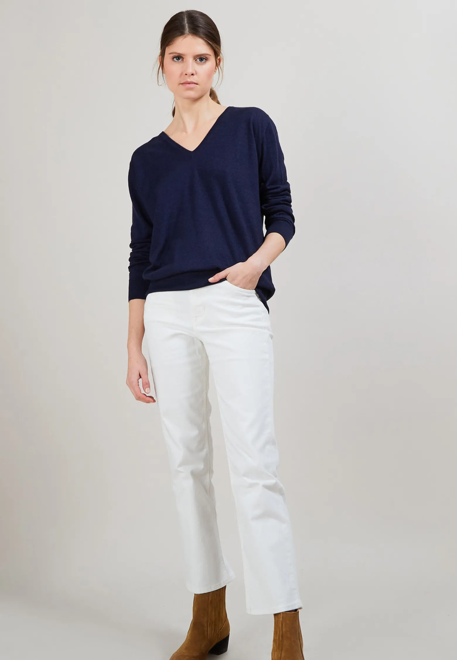 Montagut Linen cashmere sweater - Blondie