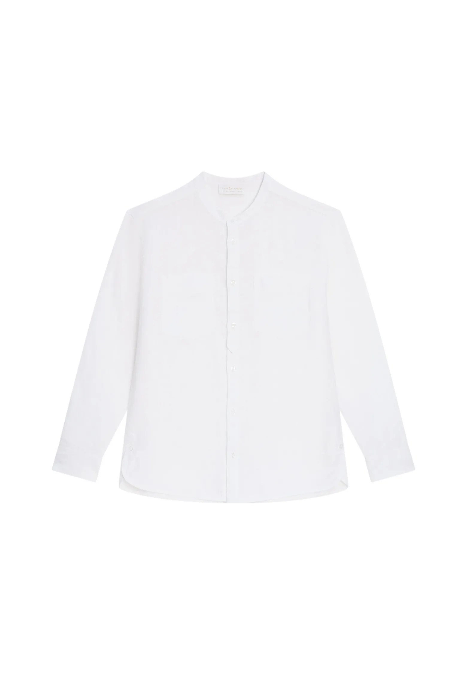 Montagut Linen shirt with tunisian collar - Dean