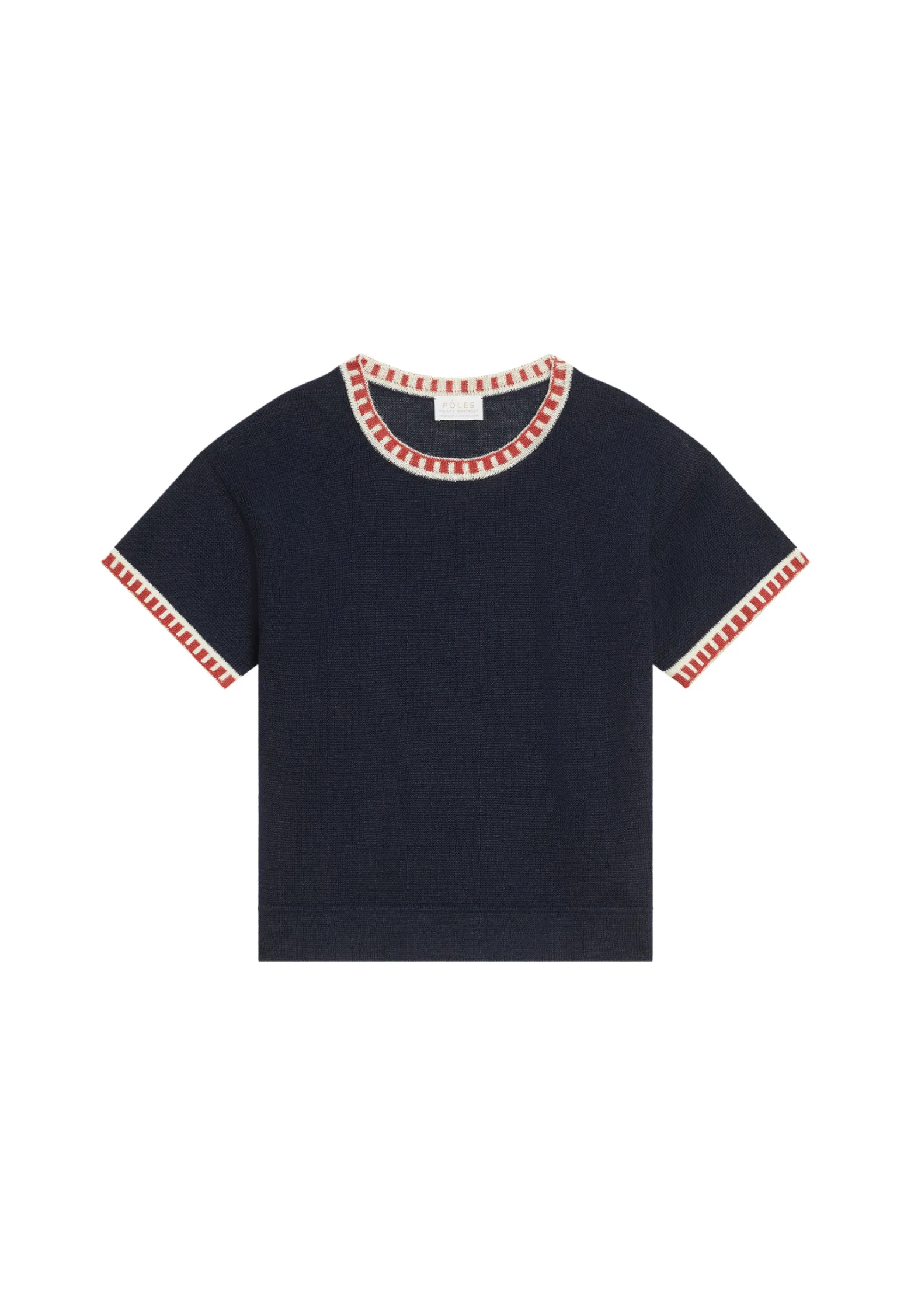 Montagut Linen T-shirt with round neck - Morwena