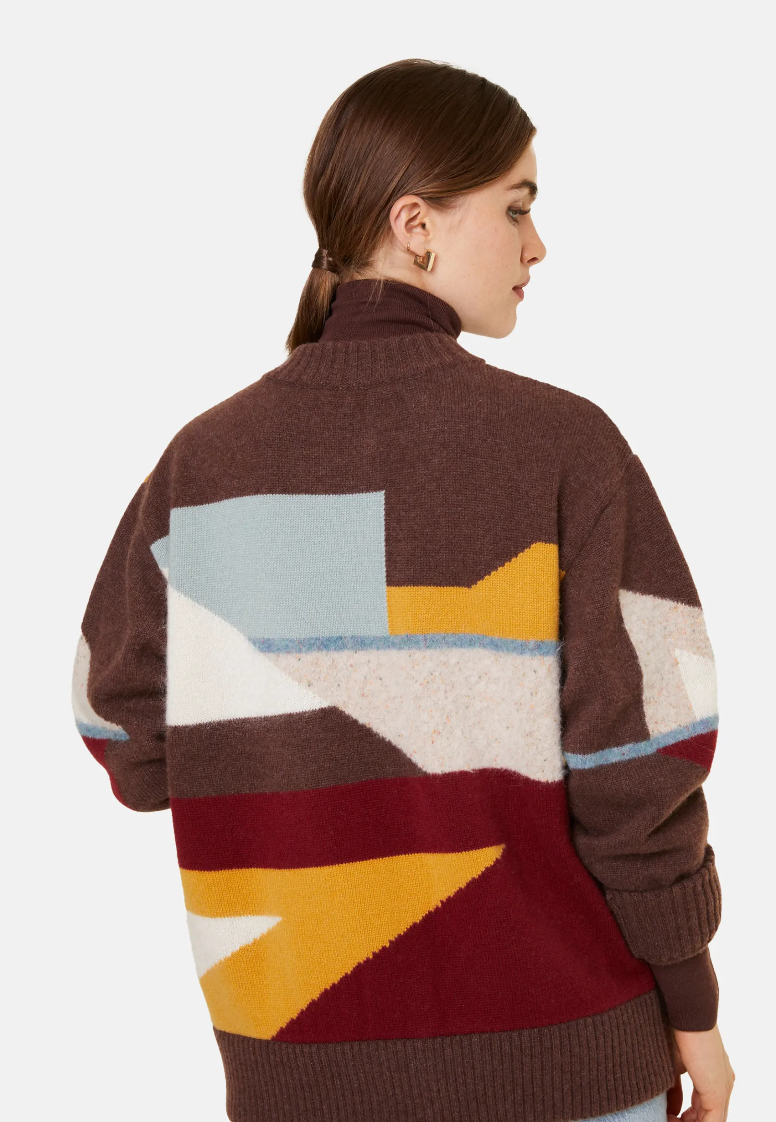 Montagut Long buttoned wool blend cardigan - Gloria