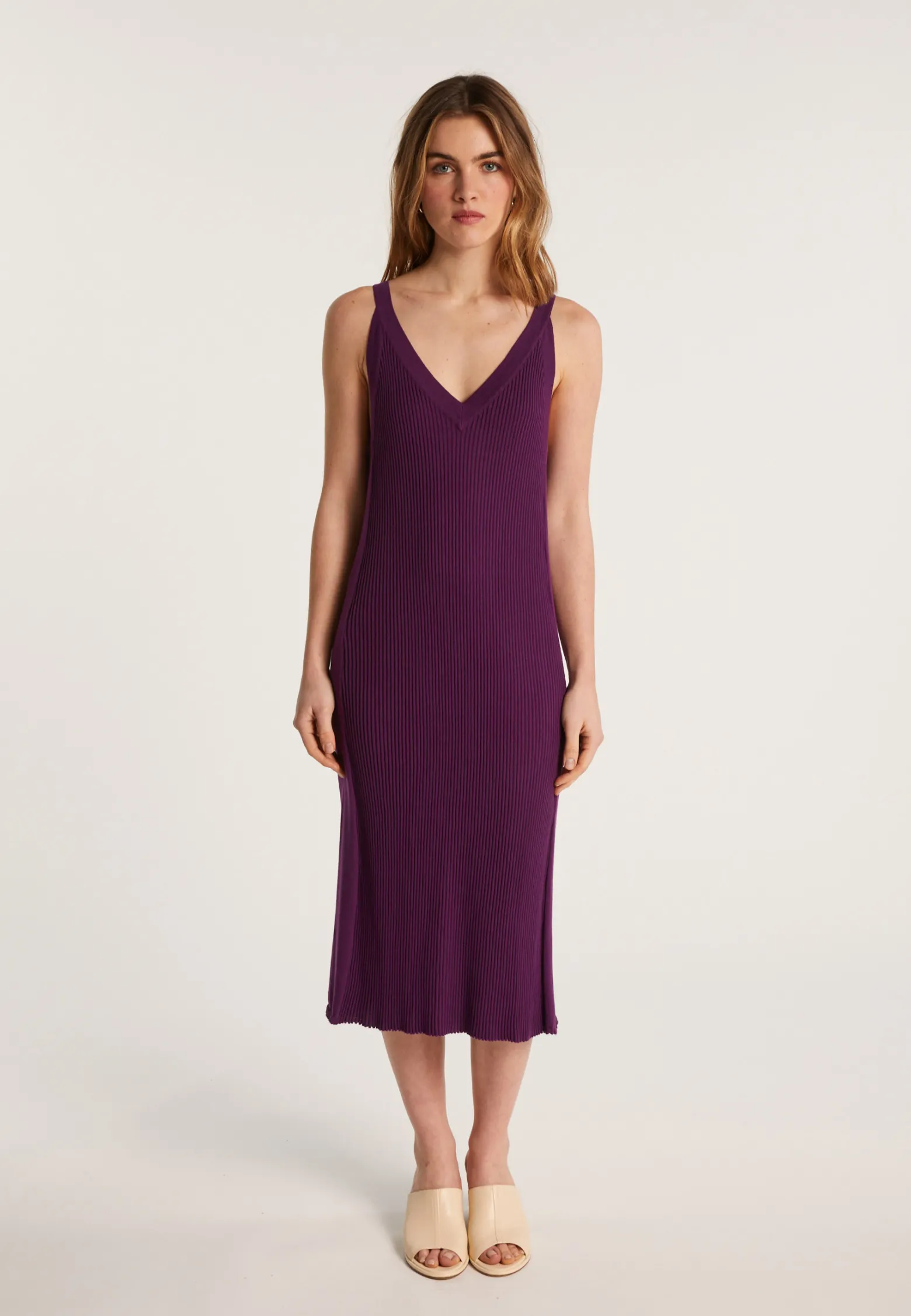 Montagut Long dress in organic cotton - Leah