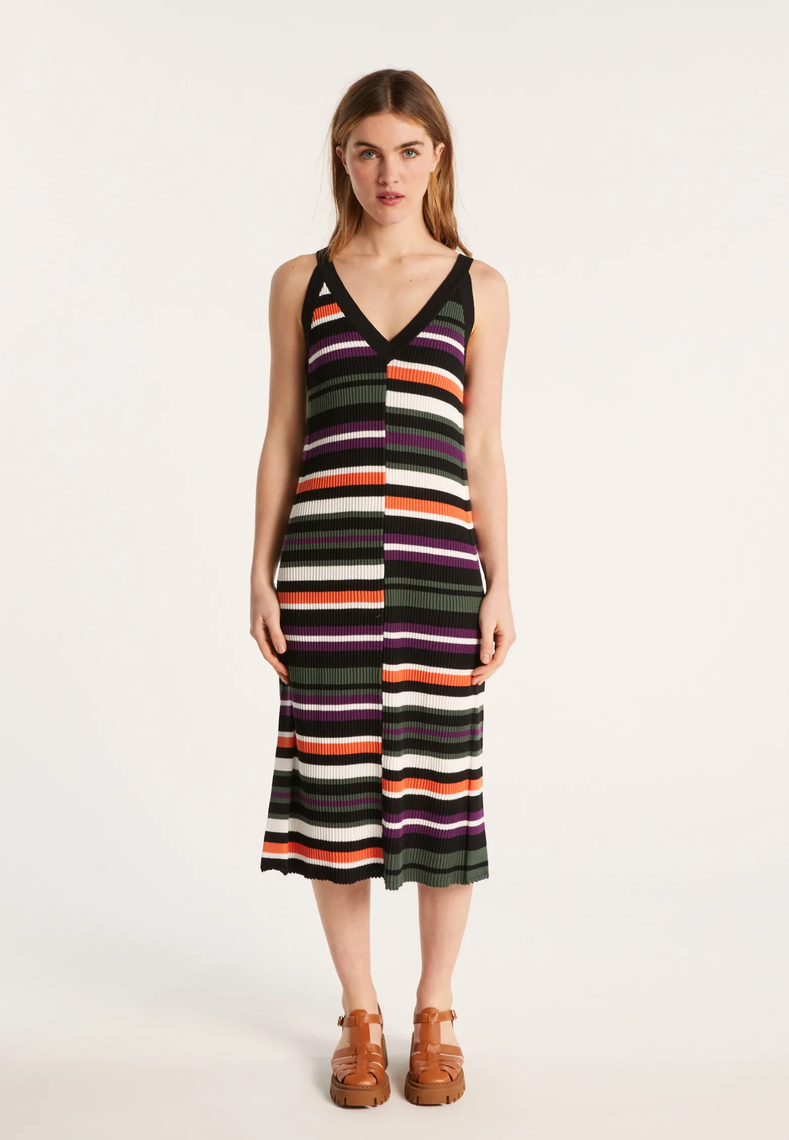 Montagut Long dress in organic cotton - Leah