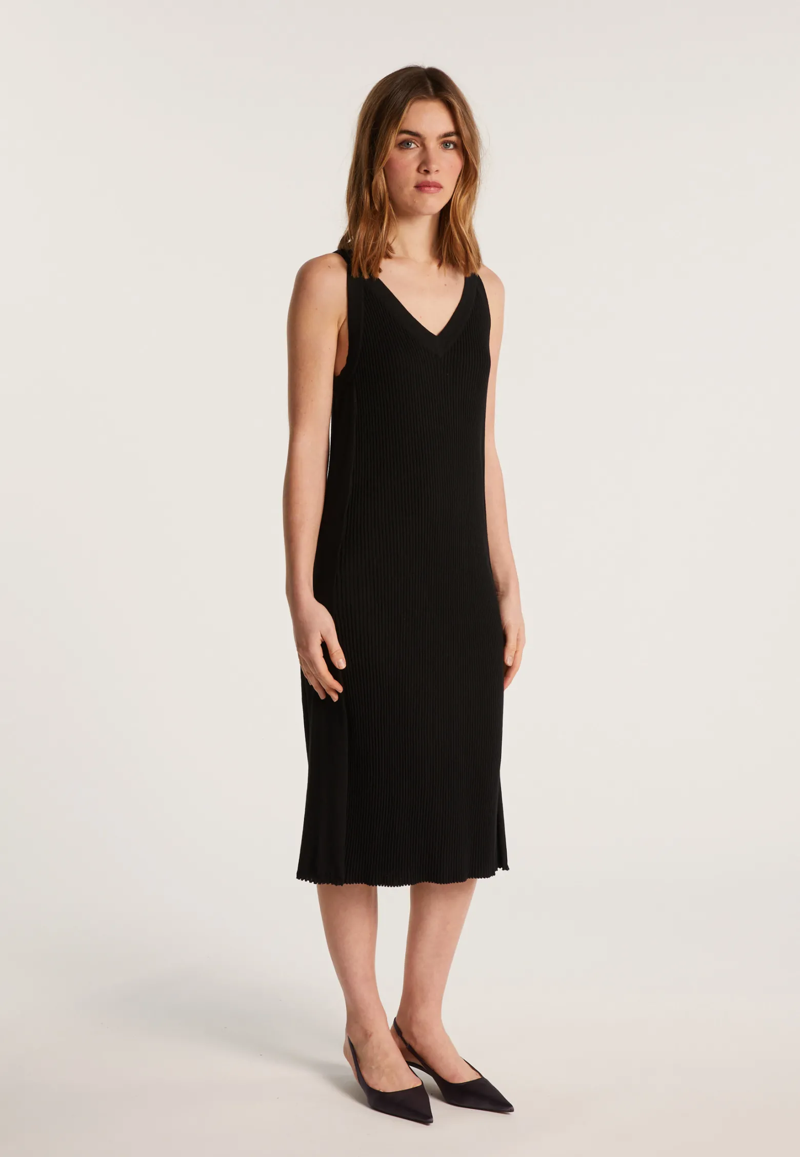 Montagut Long dress in organic cotton - Leah