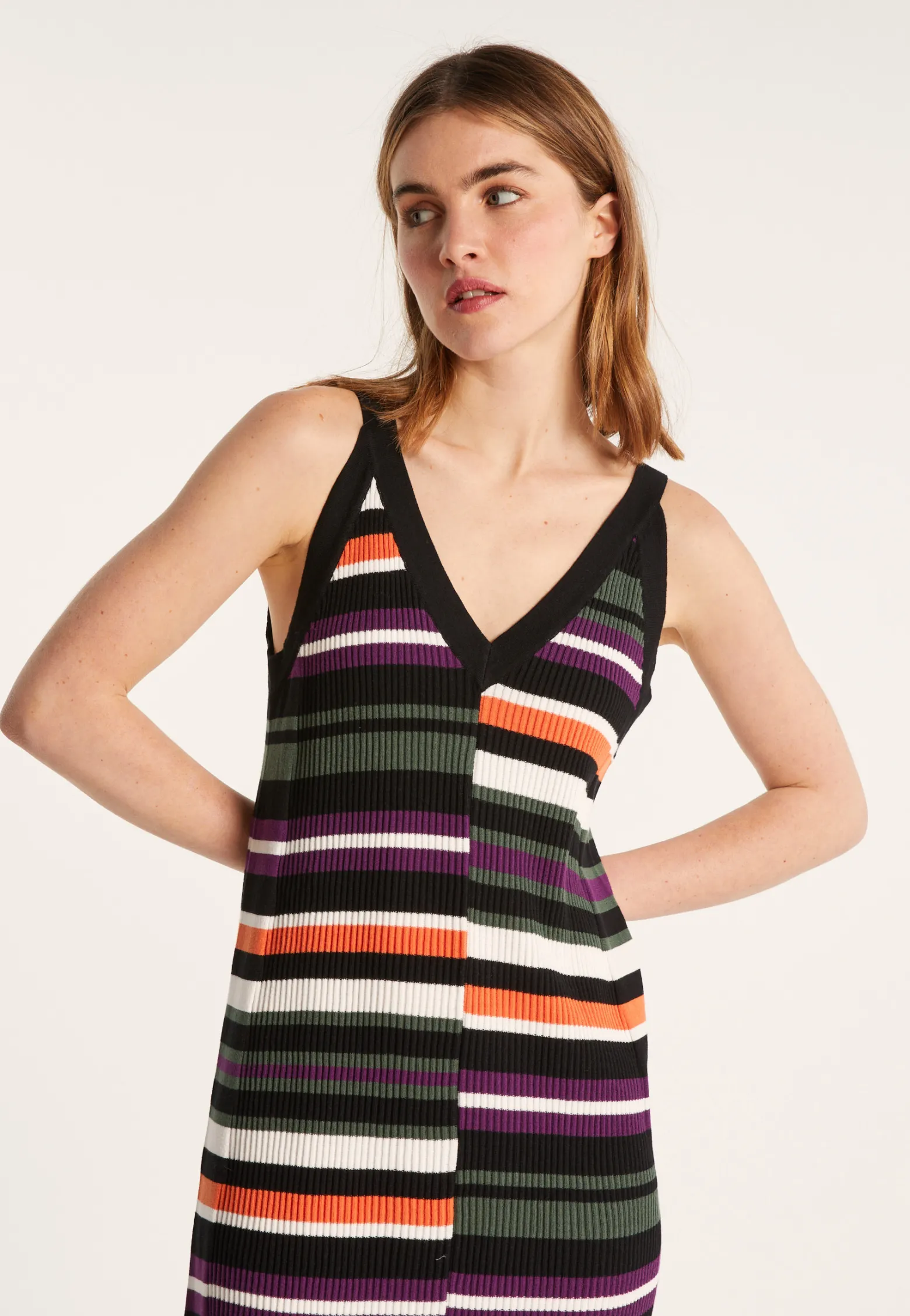 Montagut Long dress in organic cotton - Leah